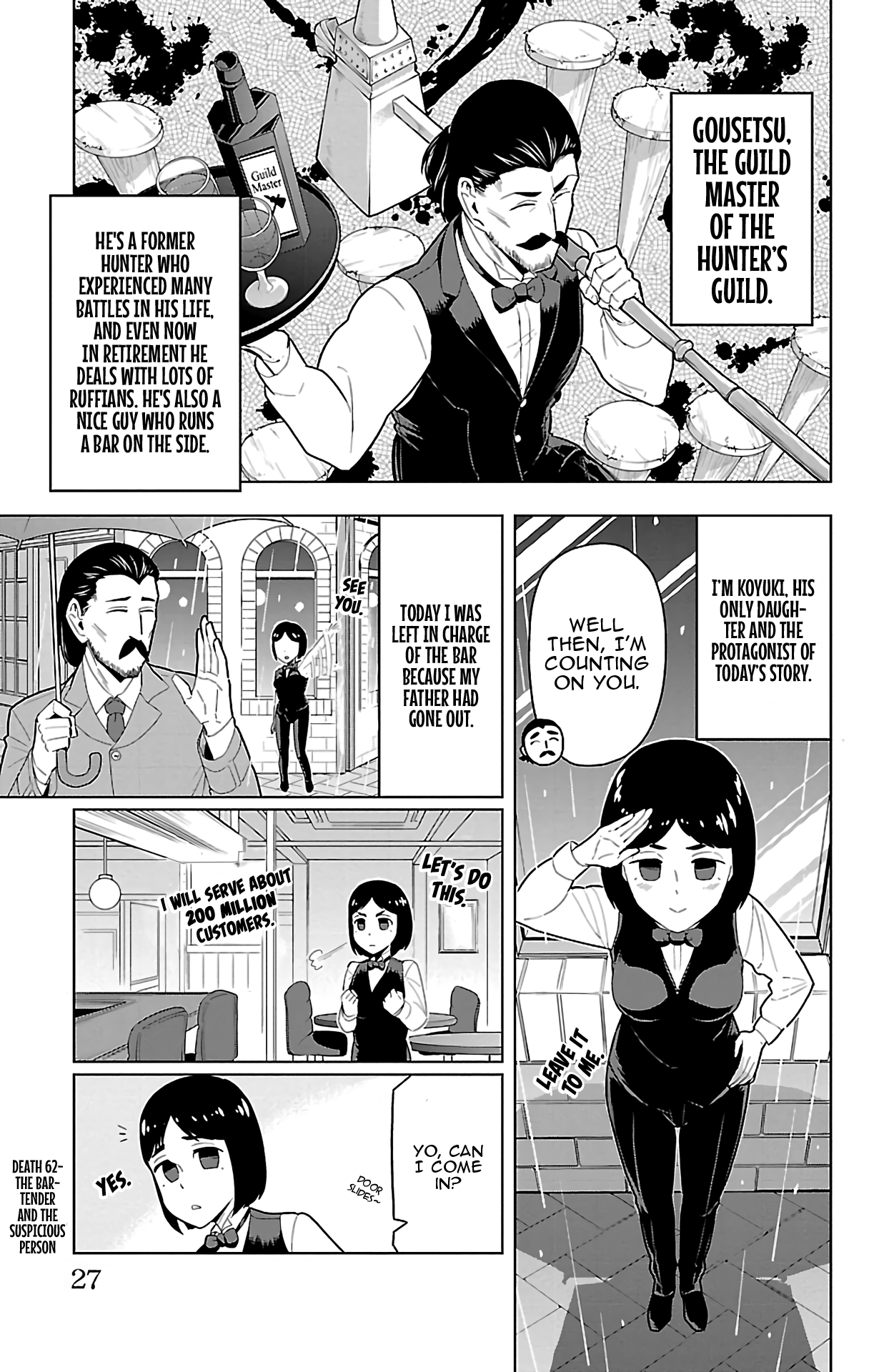 Kyuuketsuki Sugu Shinu Vol.6 Chapter 62: The Bartender And The Suspicious Person - Picture 1