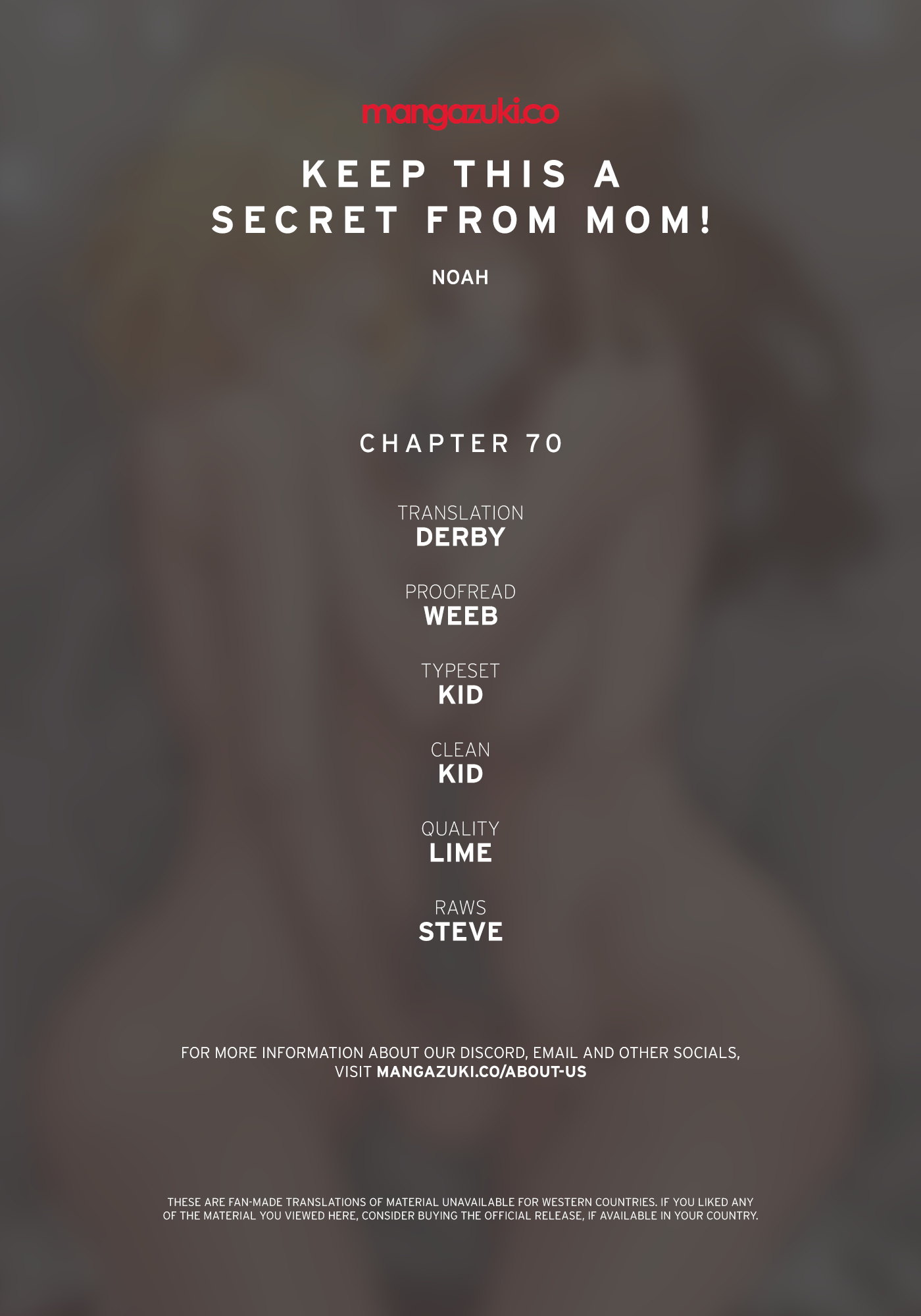 Keep This A Secret From Mom Chapter 70 - Picture 1