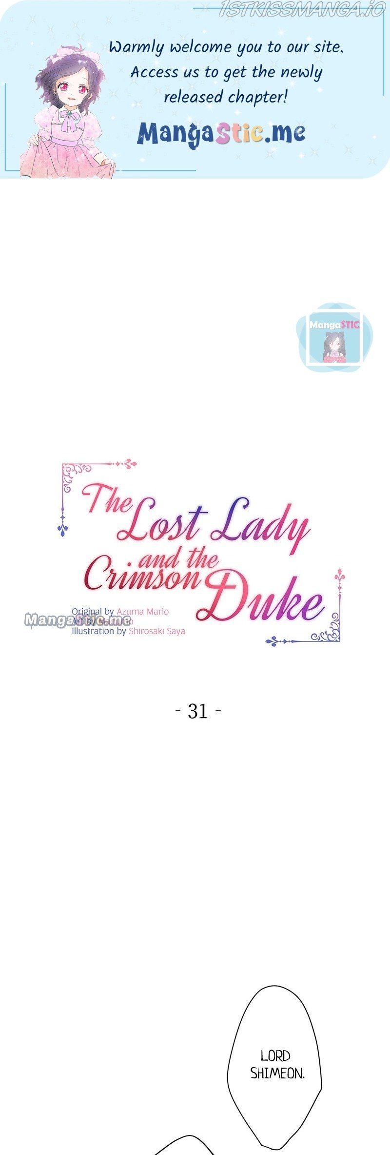 The Lost Lady And The Crimson Duke Chapter 31 - Picture 1