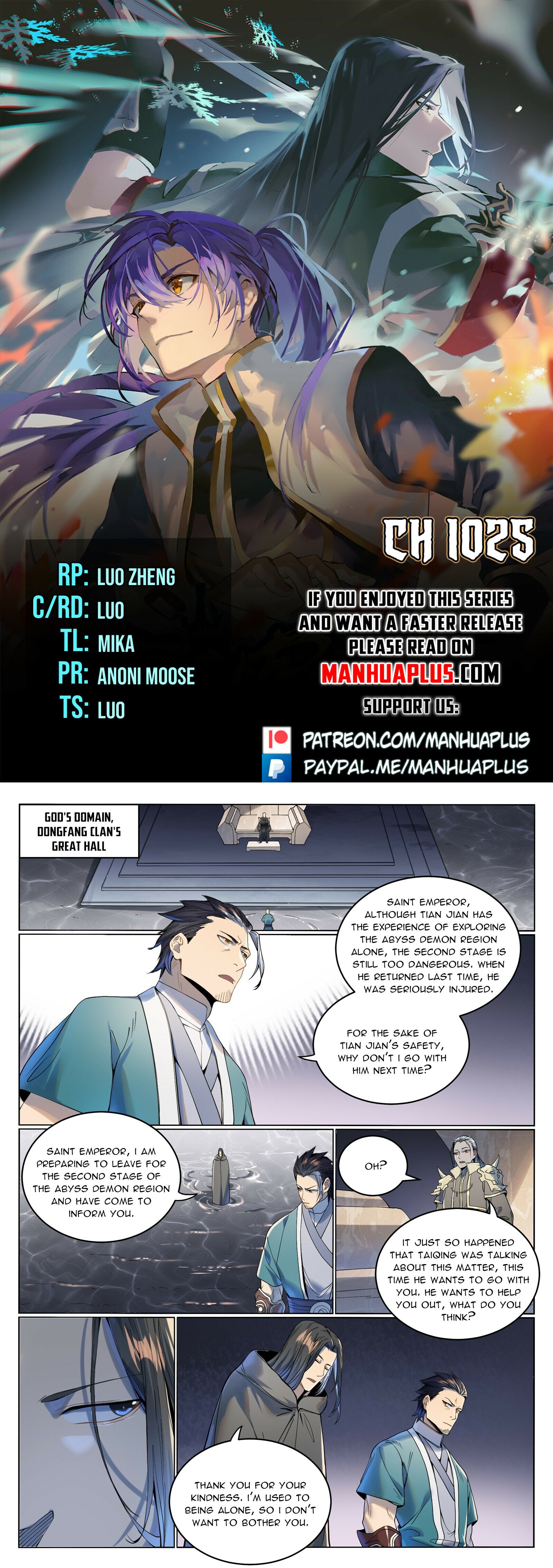 Apotheosis Chapter 1025 - Picture 1