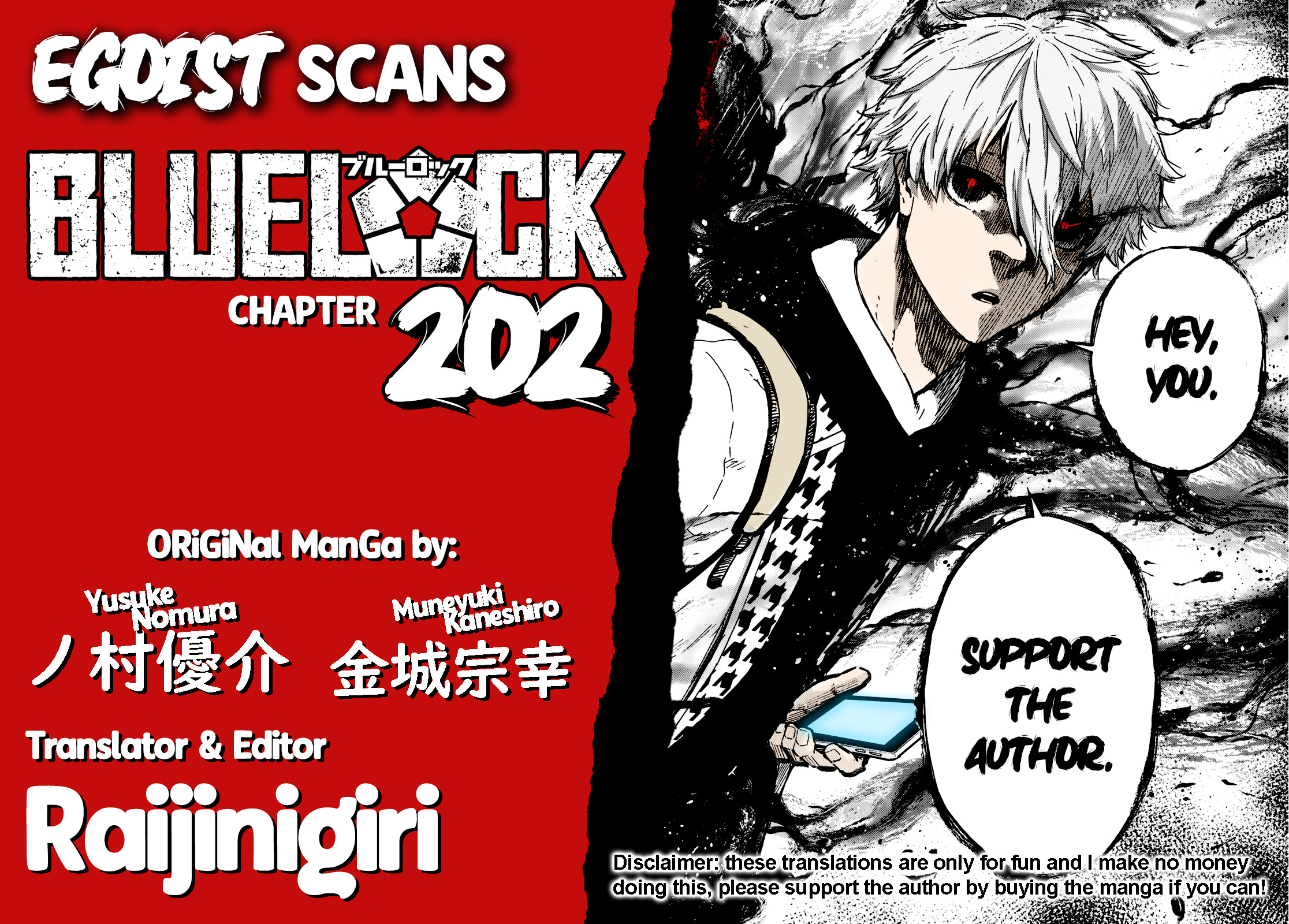 Blue Lock Chapter 202: Heart Of Sword - Picture 1