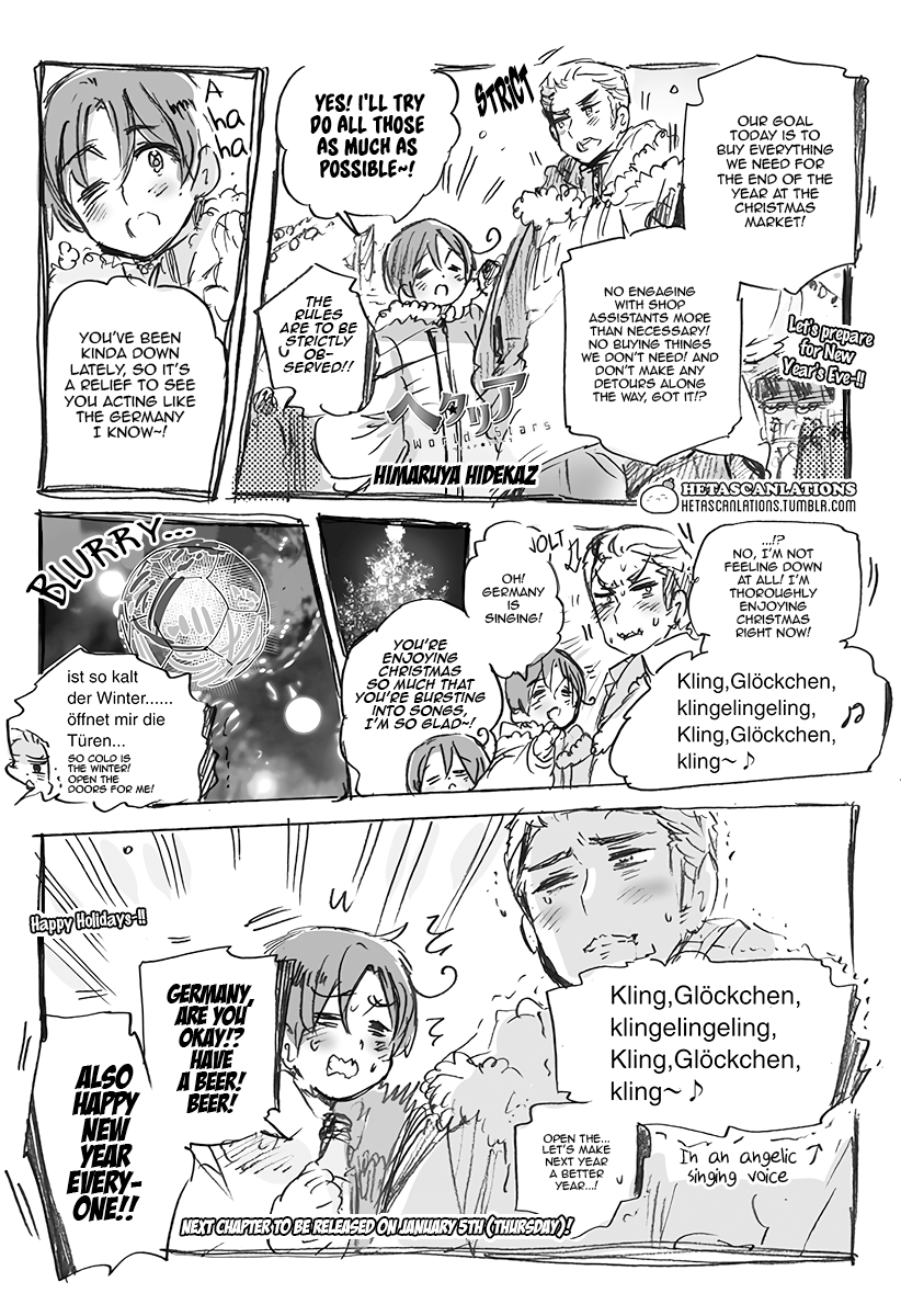 Hetalia World Stars Chapter 458: Let's Prepare For New Year's Eve-!! - Picture 1