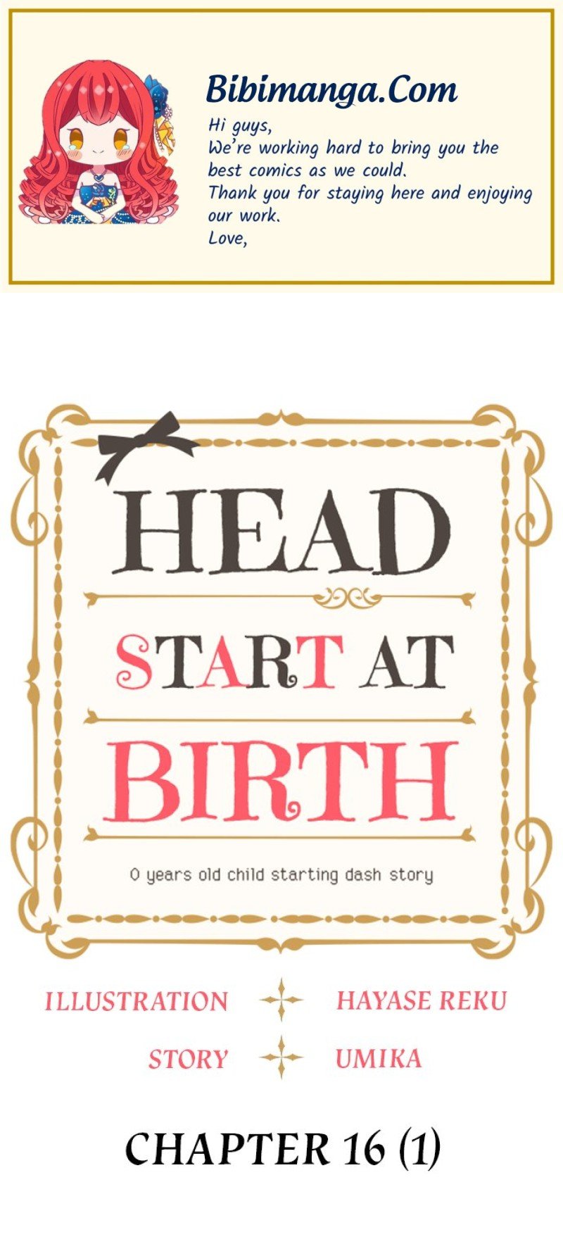 Head Start At Birth - Page 1