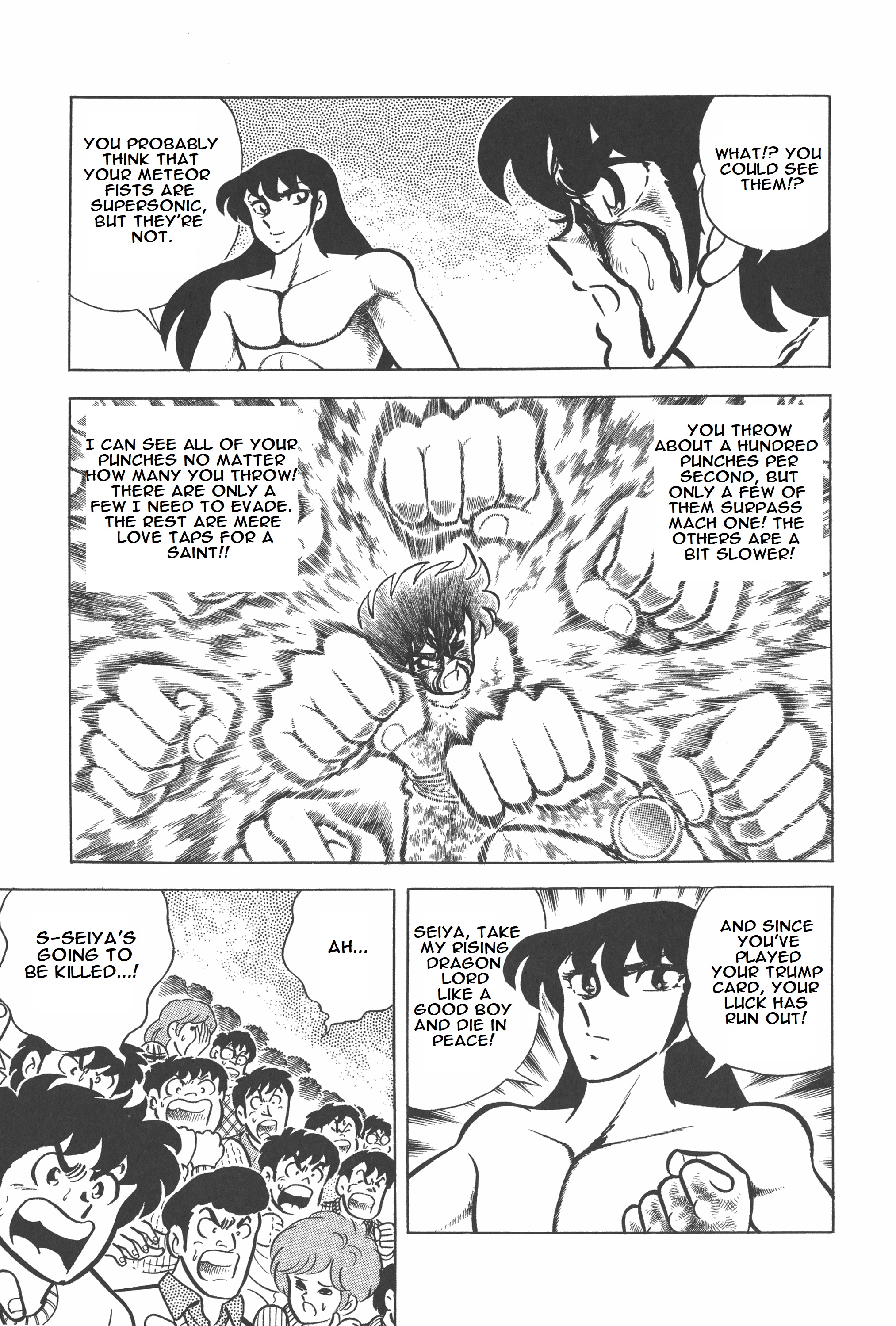 Saint Seiya (Kanzenban Edition) Vol.2 Chapter 7.2: Fight To The Death! Pegasus Vs. Dragon (Part Two) - Picture 1