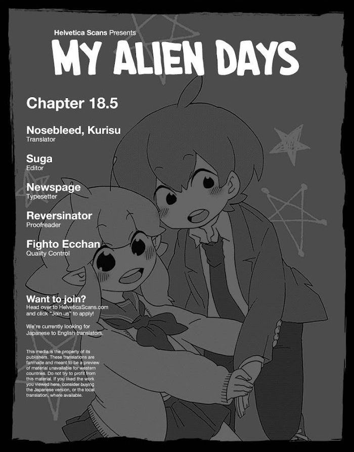 My Alien Days Webcomic Chapter 18.5 - Picture 1
