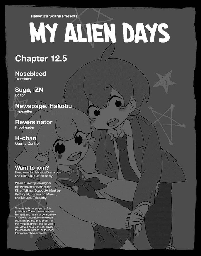 My Alien Days Webcomic Chapter 12.5 - Picture 1