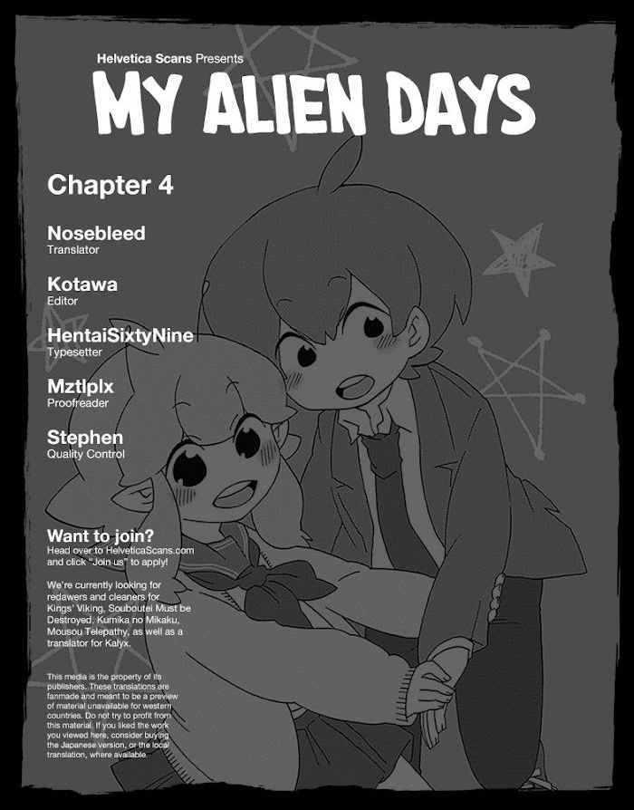 My Alien Days Webcomic Chapter 4 - Picture 1