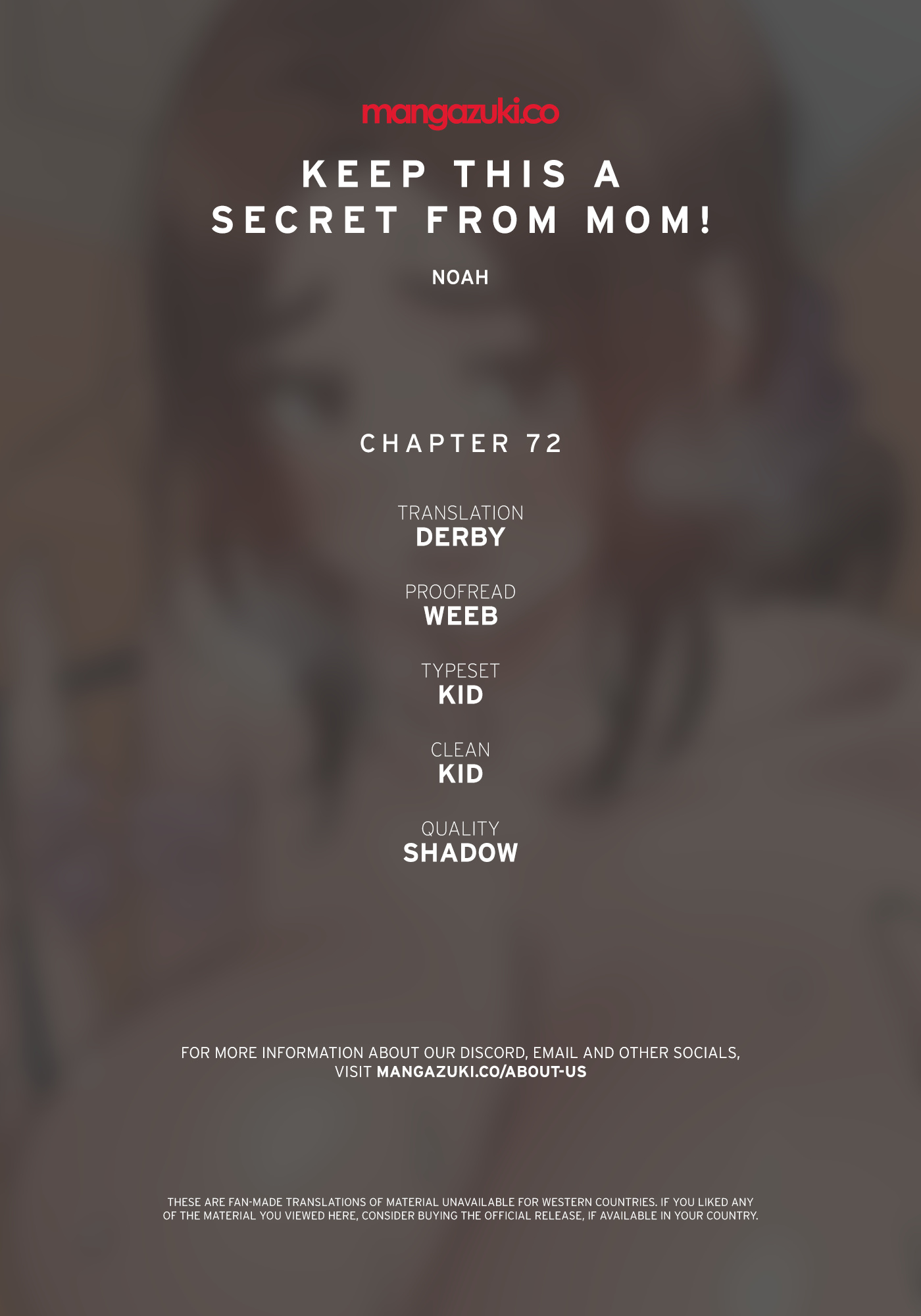 Keep This A Secret From Mom Chapter 72 - Picture 1