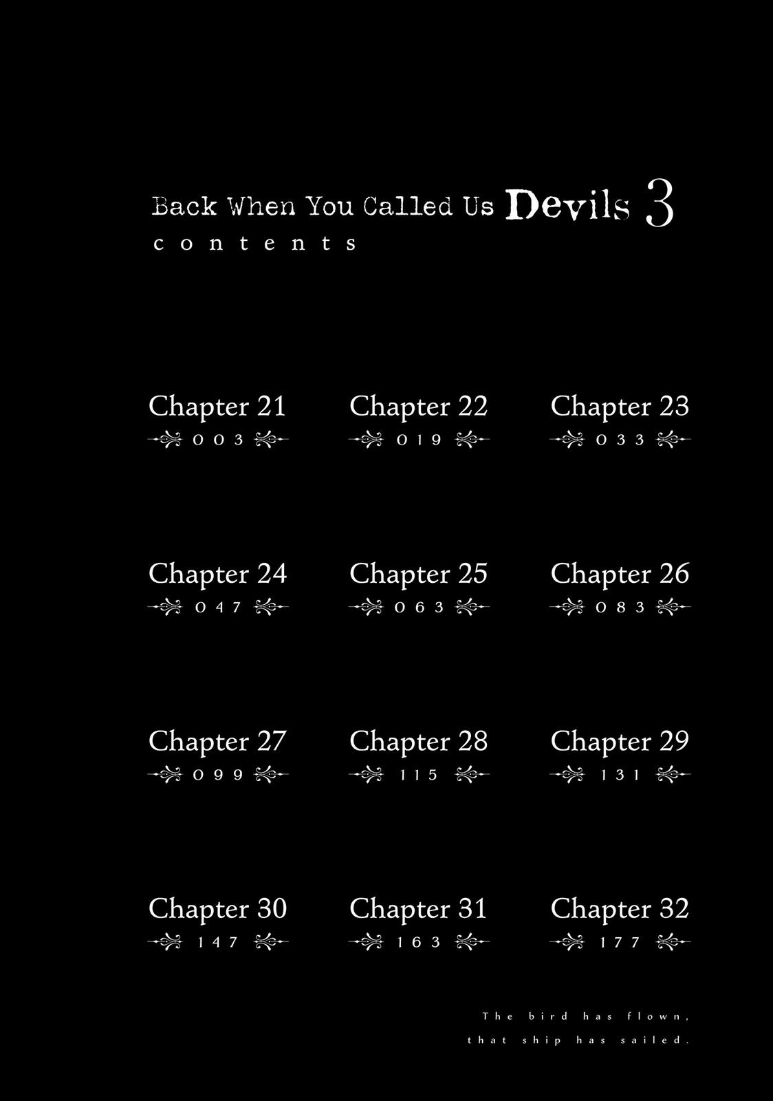 Back When You Called Us Devils Chapter 21 - Picture 3