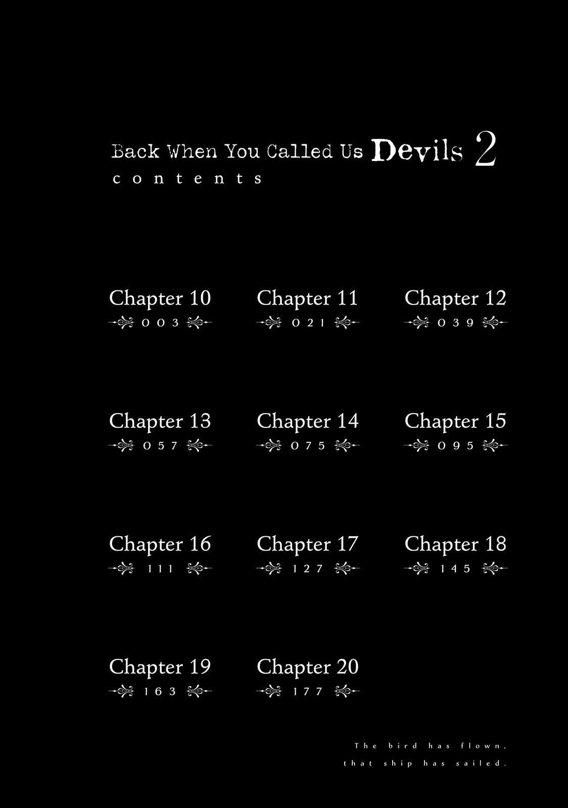 Back When You Called Us Devils Chapter 10 - Picture 3