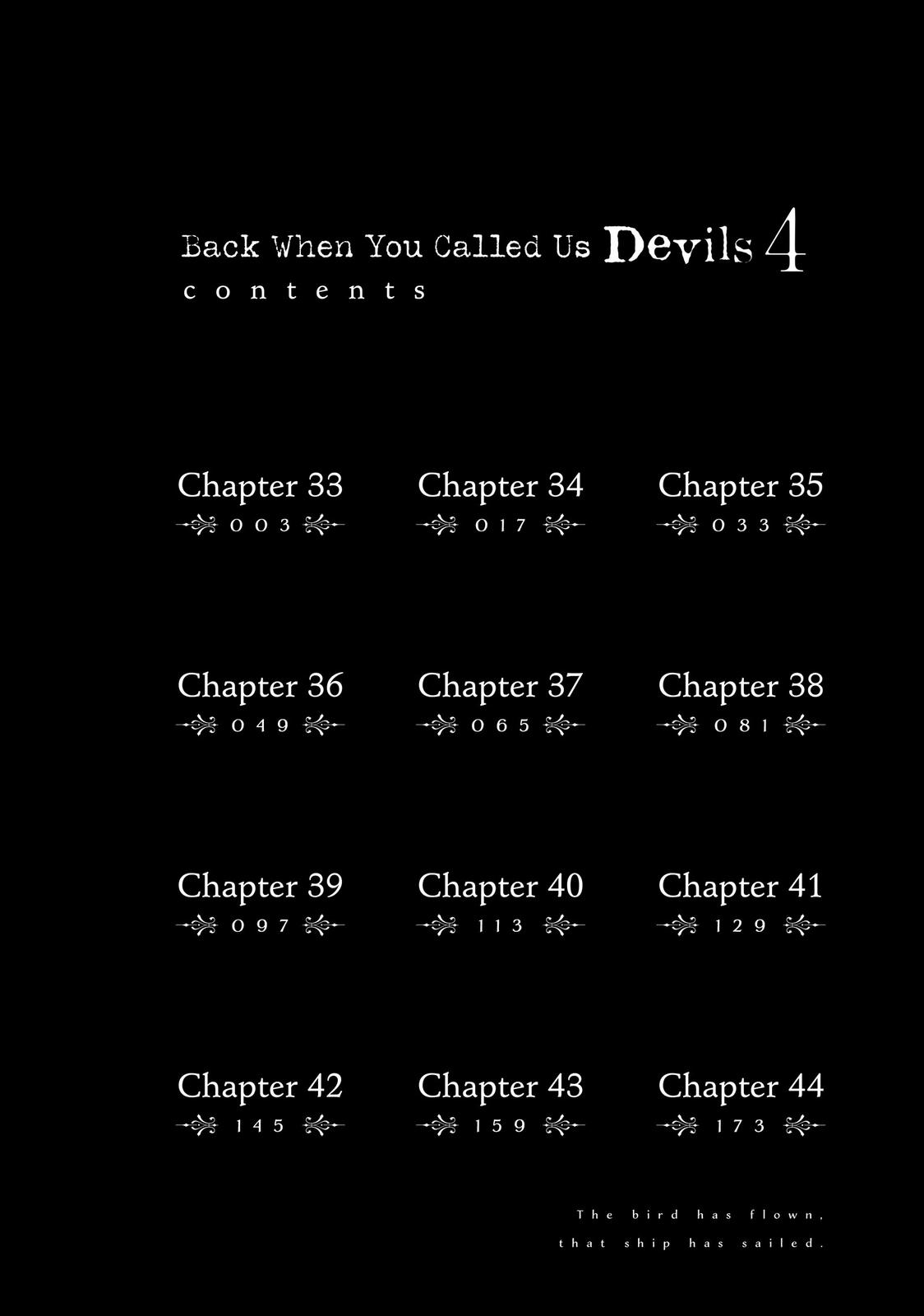 Back When You Called Us Devils Chapter 33 - Picture 3