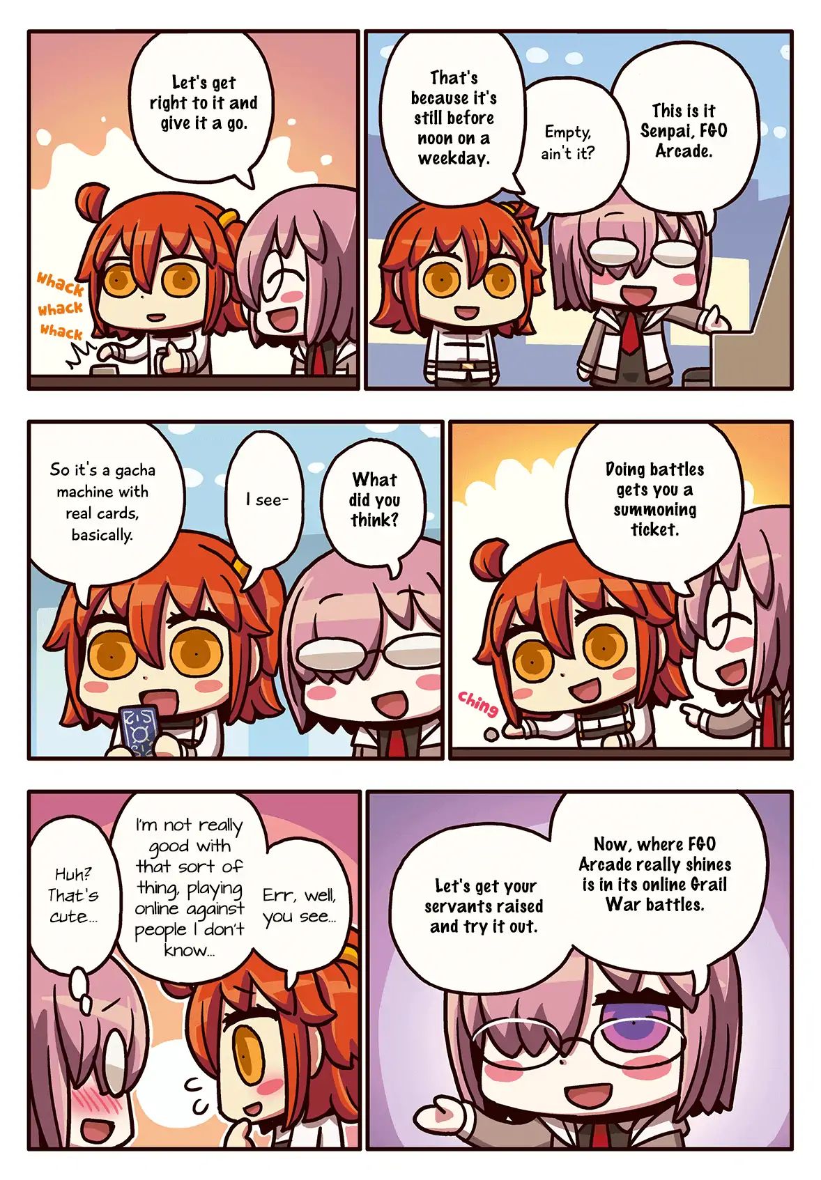 Manga De Wakaru! Fate/grand Order Vol.3 Chapter 68: Account Of An Arcade Experience, Part 2 - Picture 1