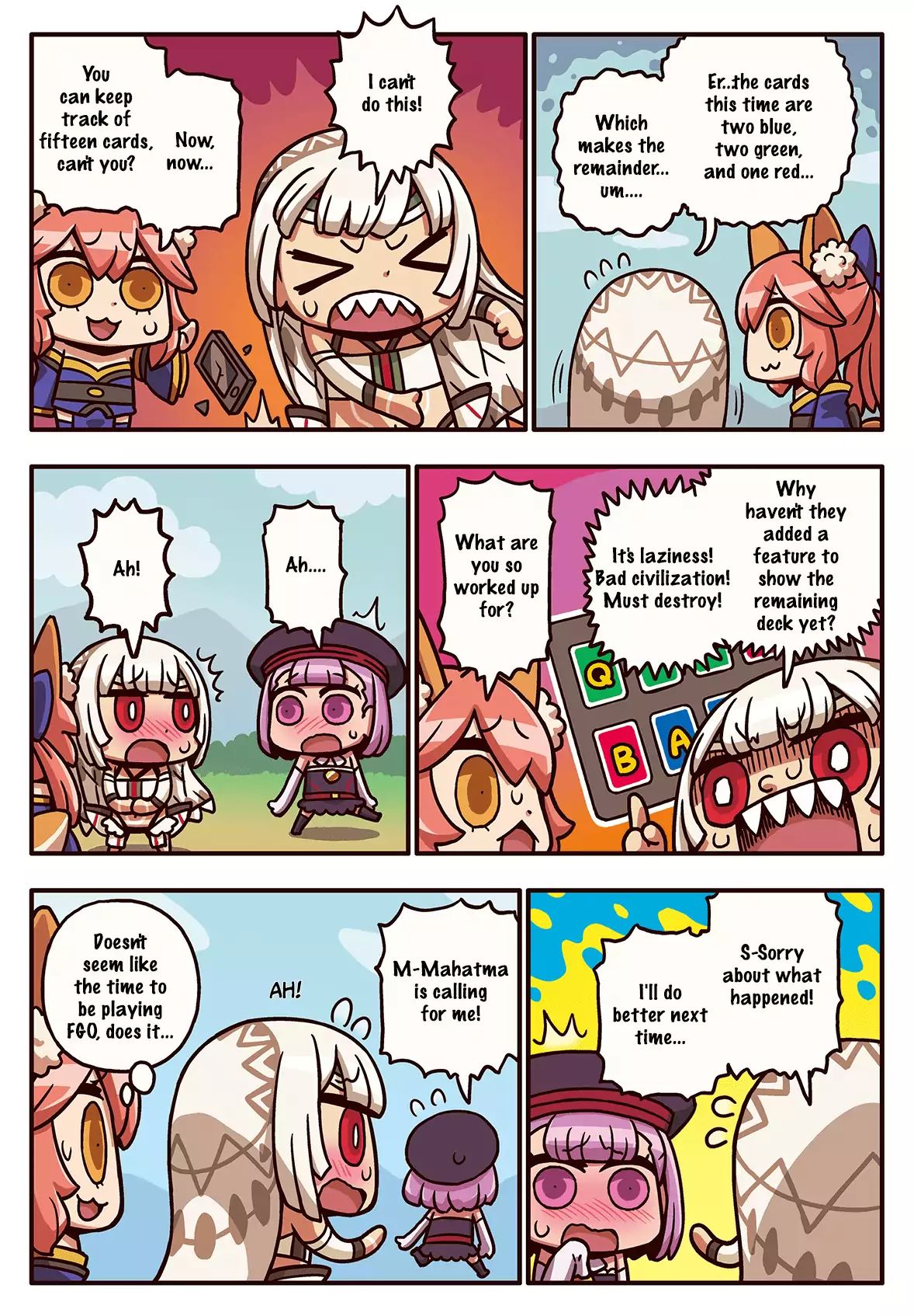 Manga De Wakaru! Fate/grand Order Vol.3 Chapter 3: Counting Cards - Picture 1