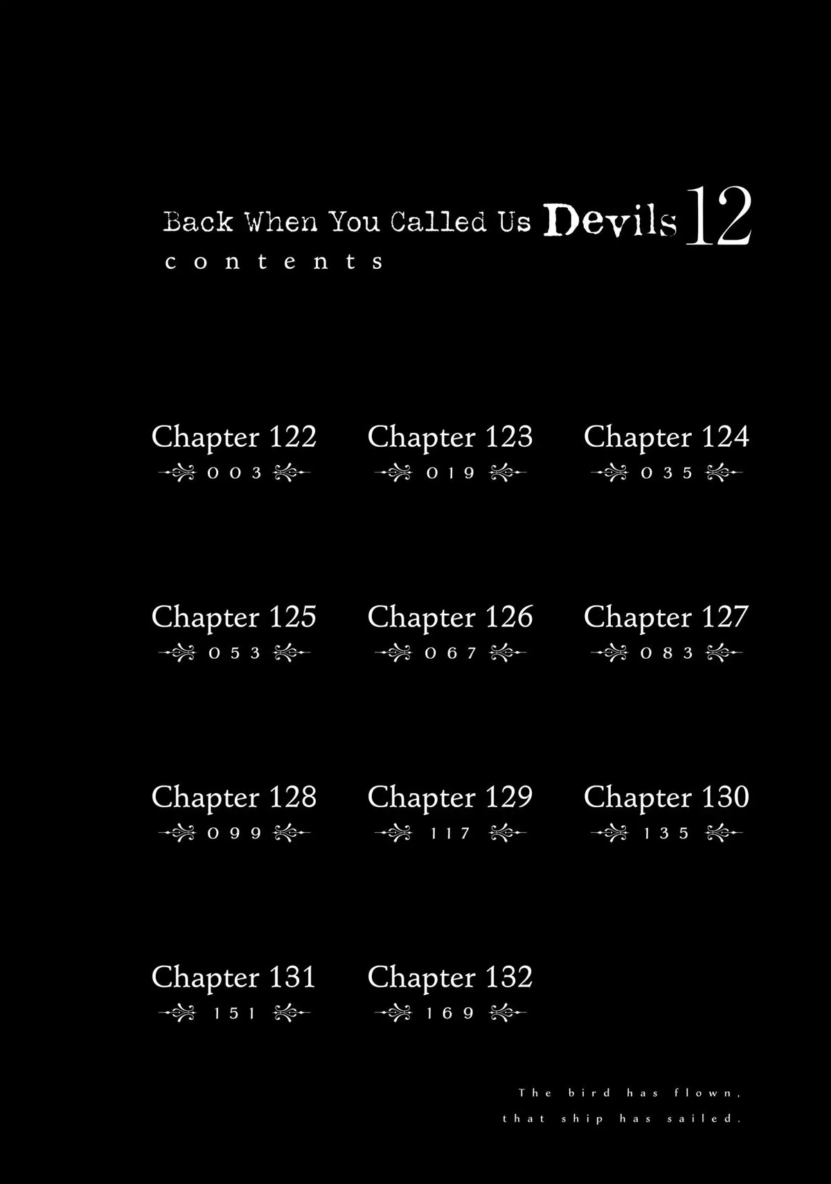 Back When You Called Us Devils Chapter 122 - Picture 3