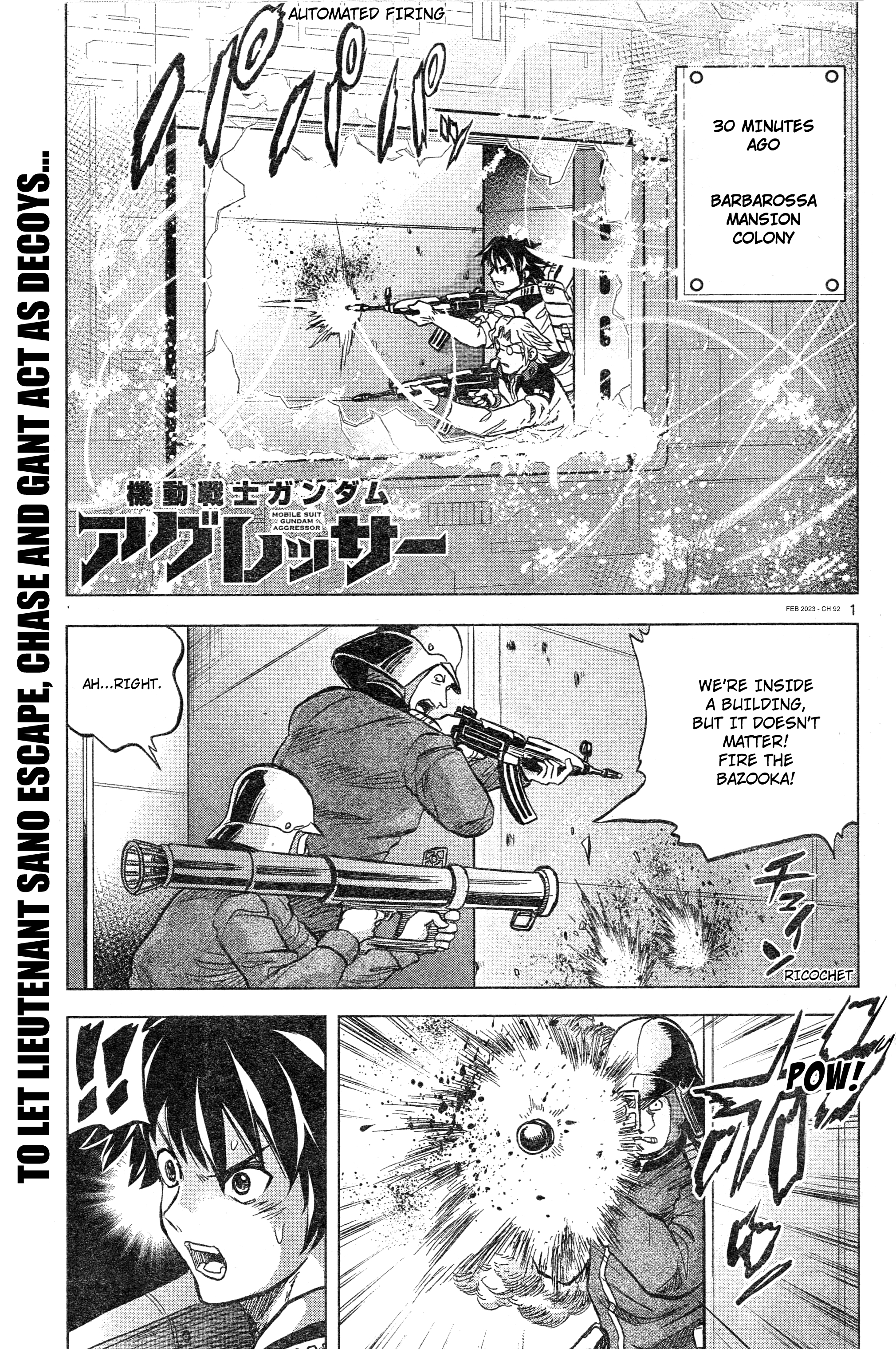 Mobile Suit Gundam Aggressor Chapter 92 - Picture 1