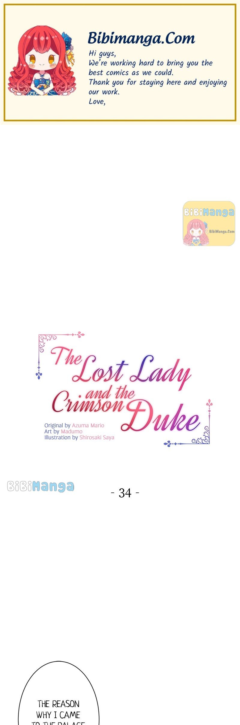 The Lost Lady And The Crimson Duke Chapter 34 - Picture 1
