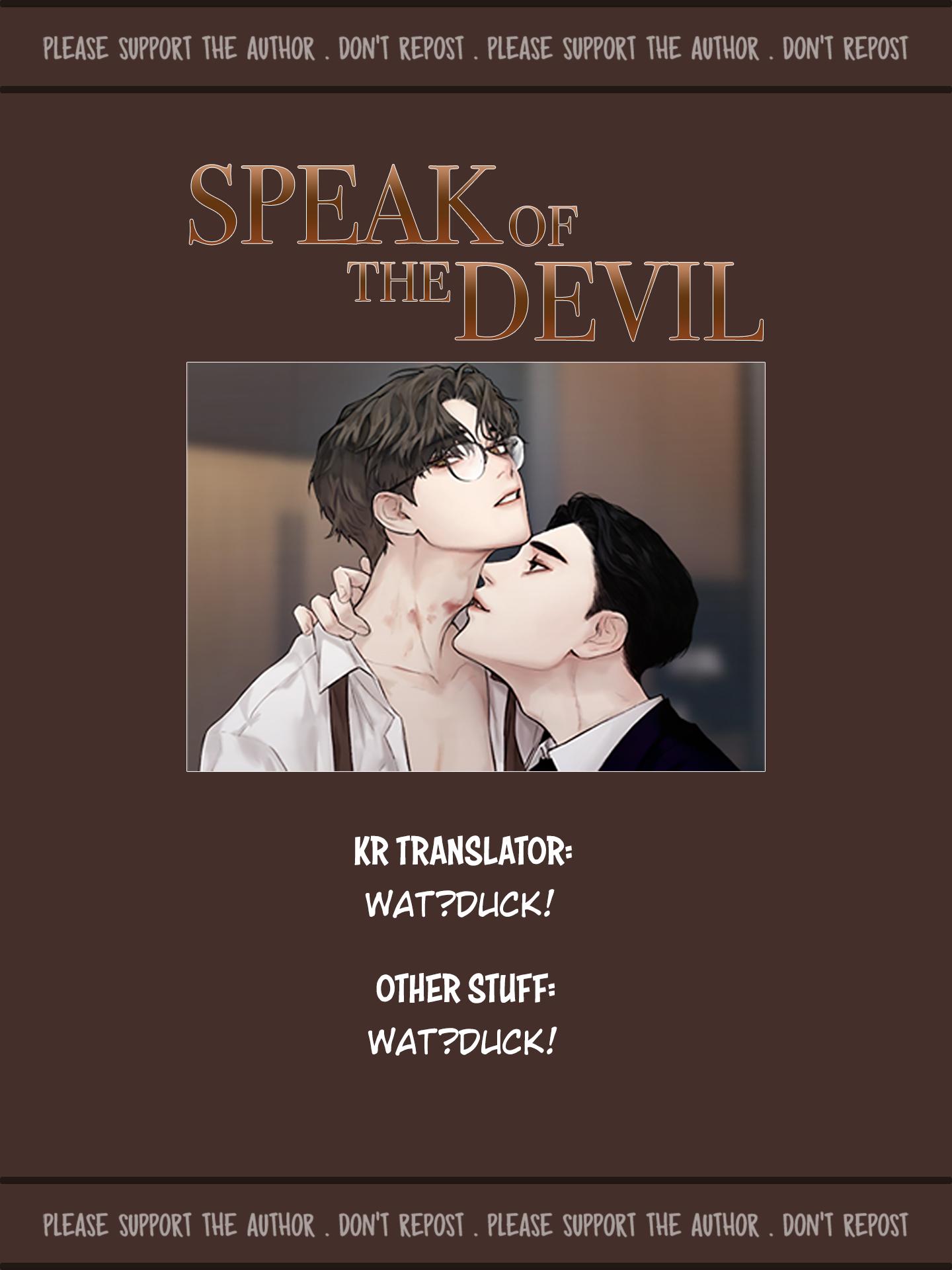 Speak Of The Devil Chapter 43 - Picture 1