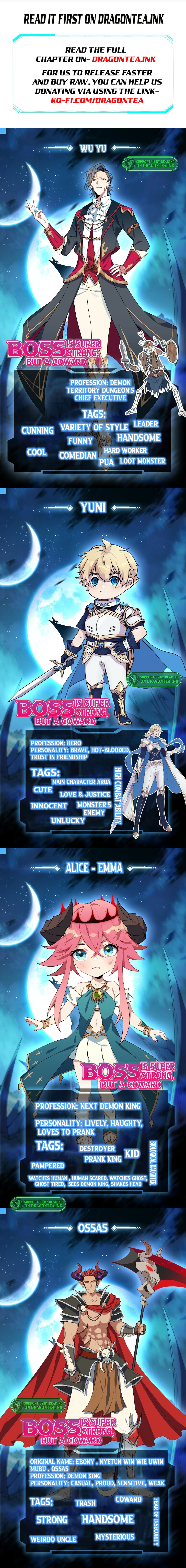 Boss Is Super Strong, But A Coward Chapter 0.1 - Picture 3