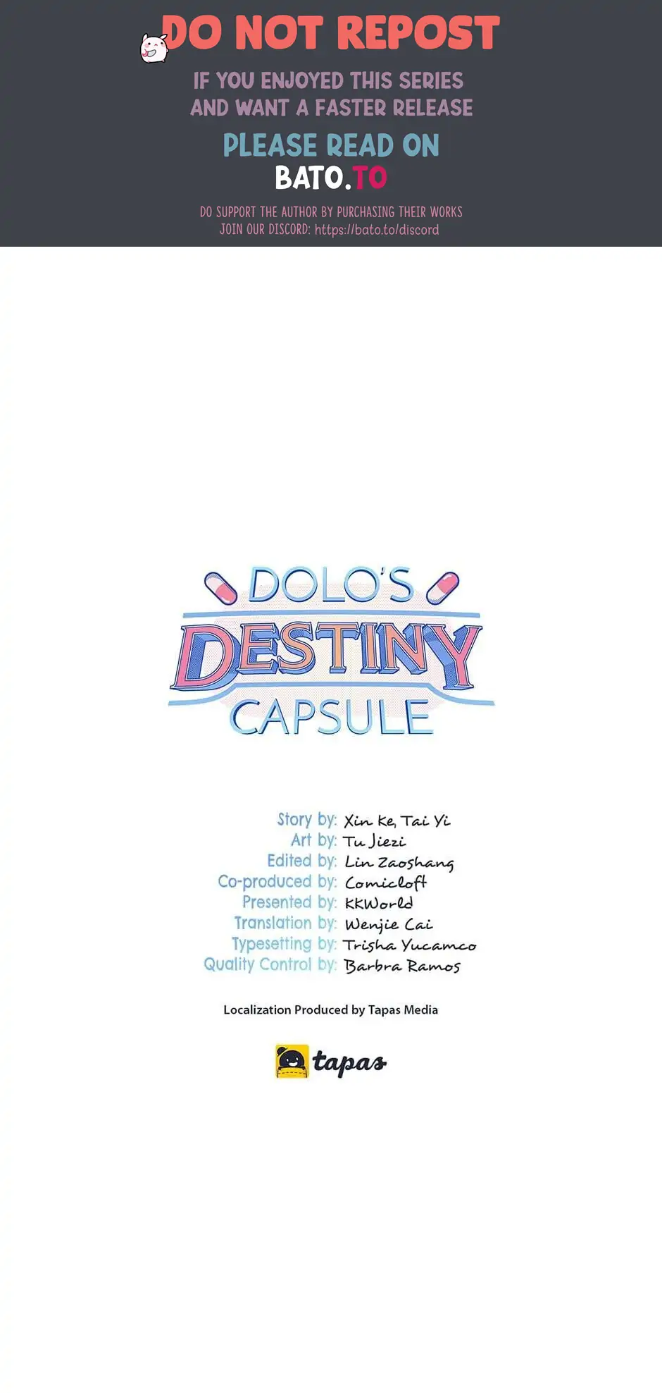 Dolo's Destiny Pill - Page 1
