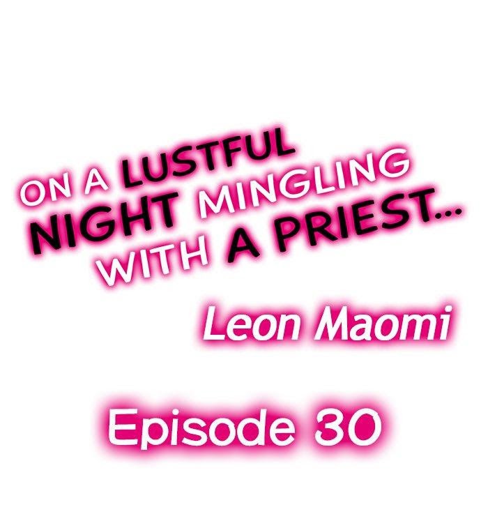 On A Lustful Night Mingling With A Priest Chapter 30 - Picture 1