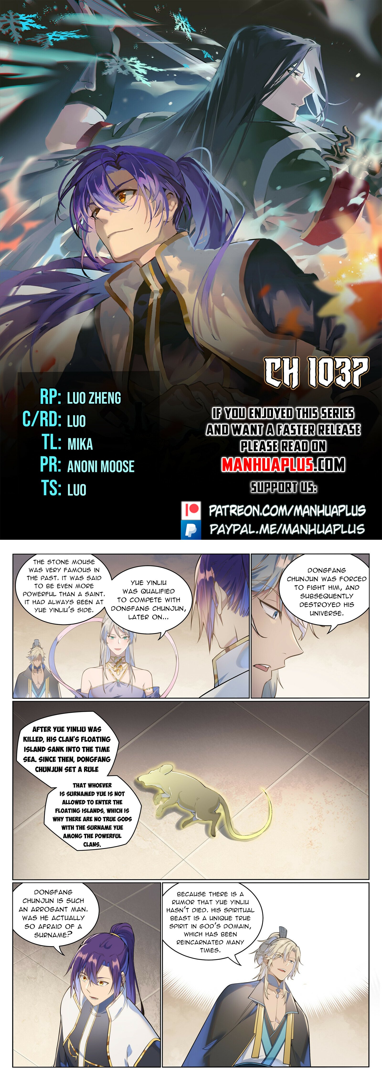 Apotheosis Chapter 1037 - Picture 1