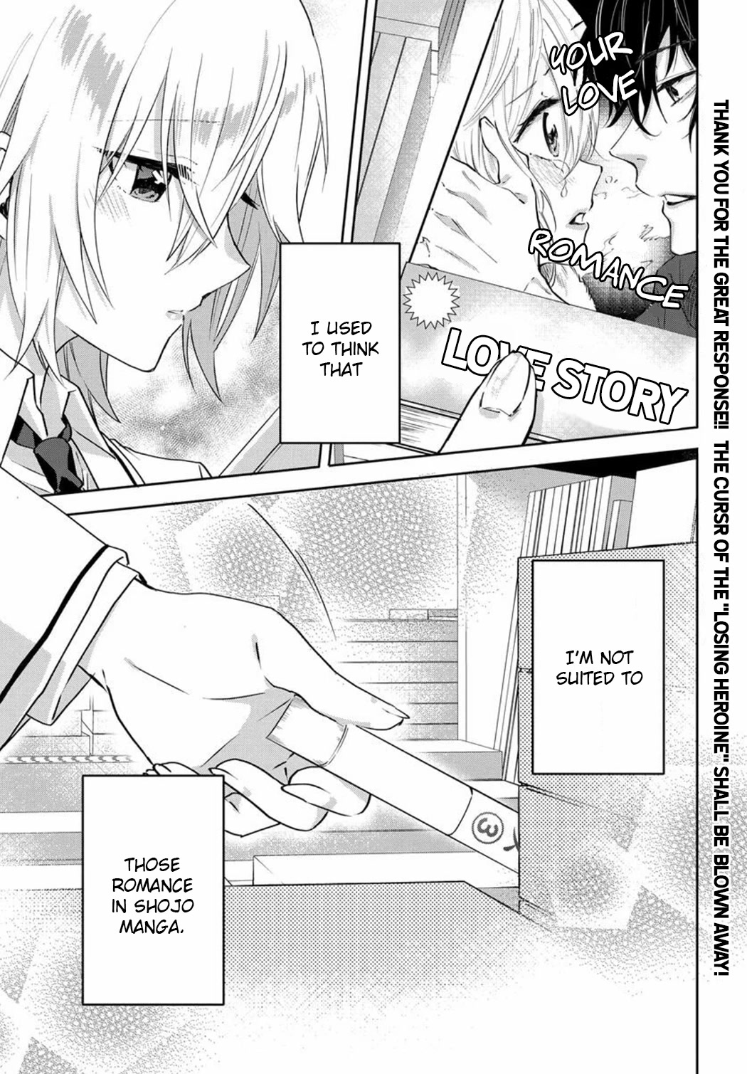 Since I’Ve Entered The World Of Romantic Comedy Manga, I’Ll Do My Best To Make The Losing Heroine Happy - Page 1