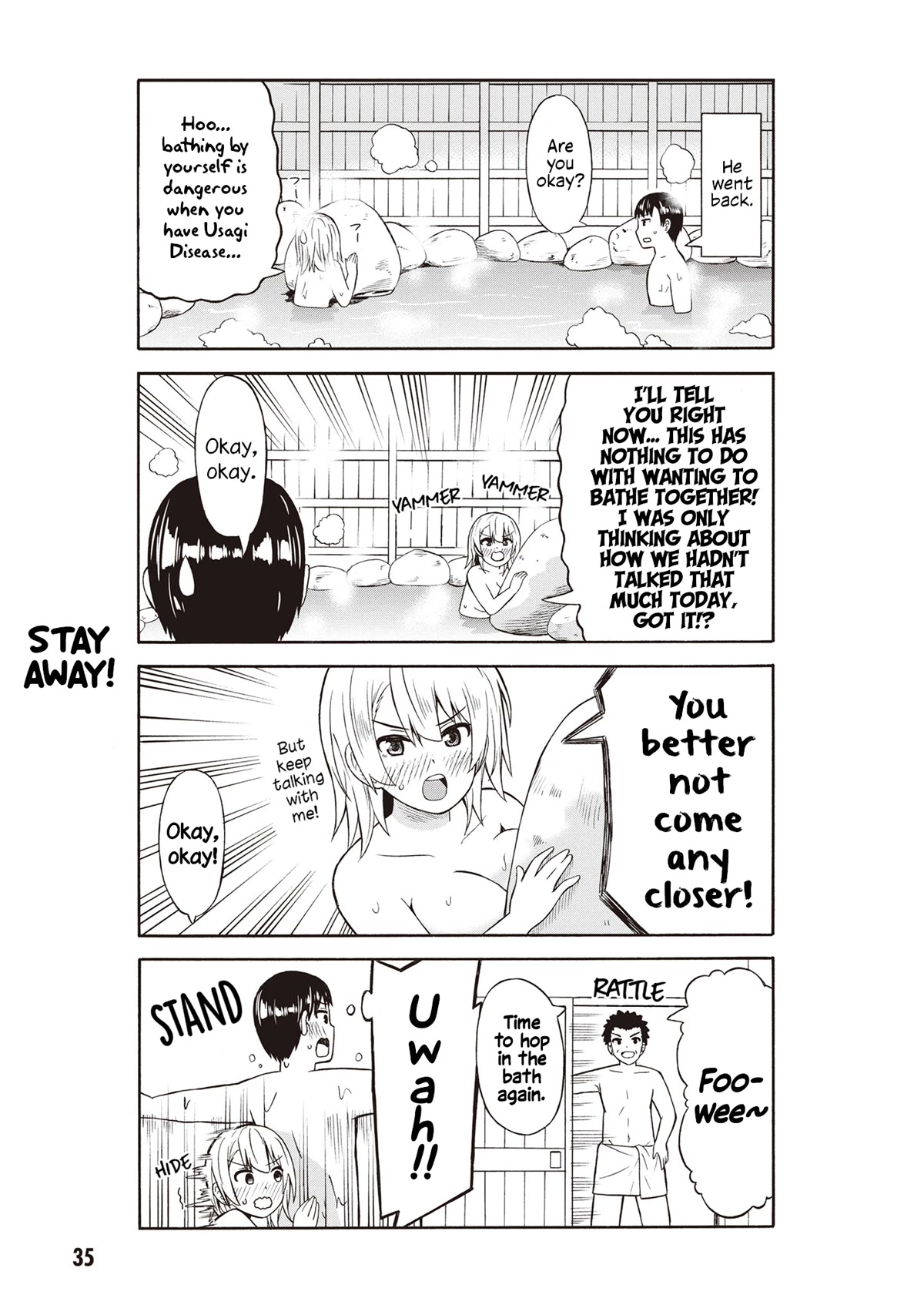 Usami-San Ha Kamawaretai! Chapter 39: Let's Spread Our Wings At The Hot Springs! (Part 2) - Picture 3