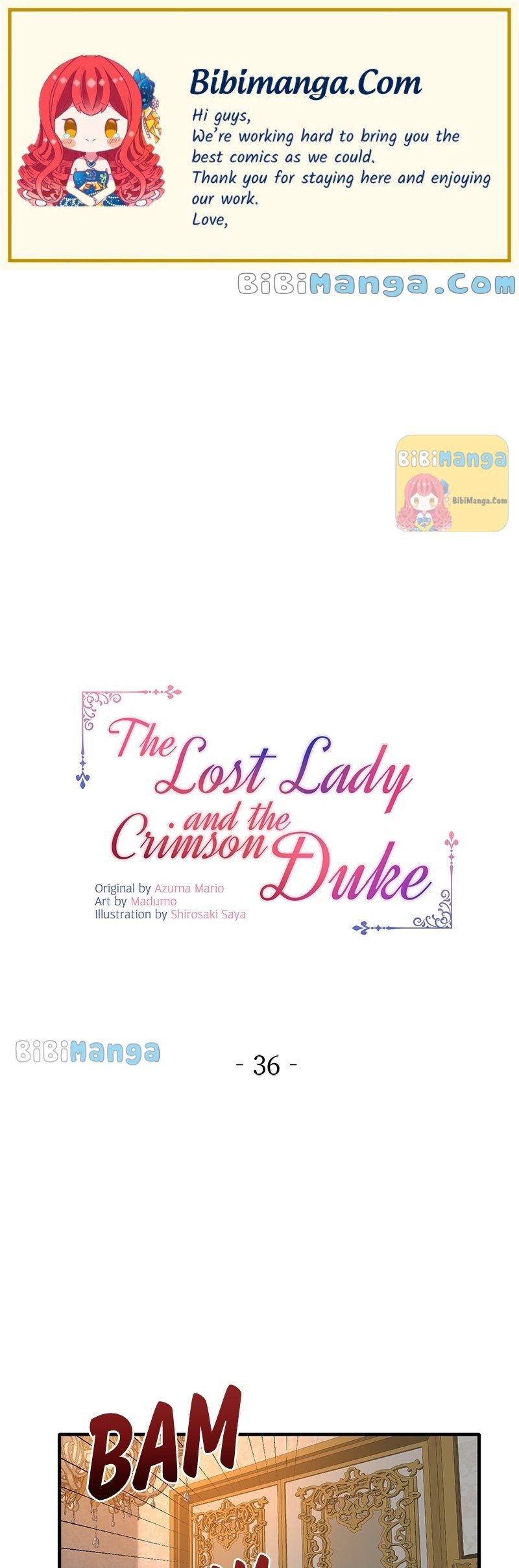 The Lost Lady And The Crimson Duke Chapter 36 - Picture 1