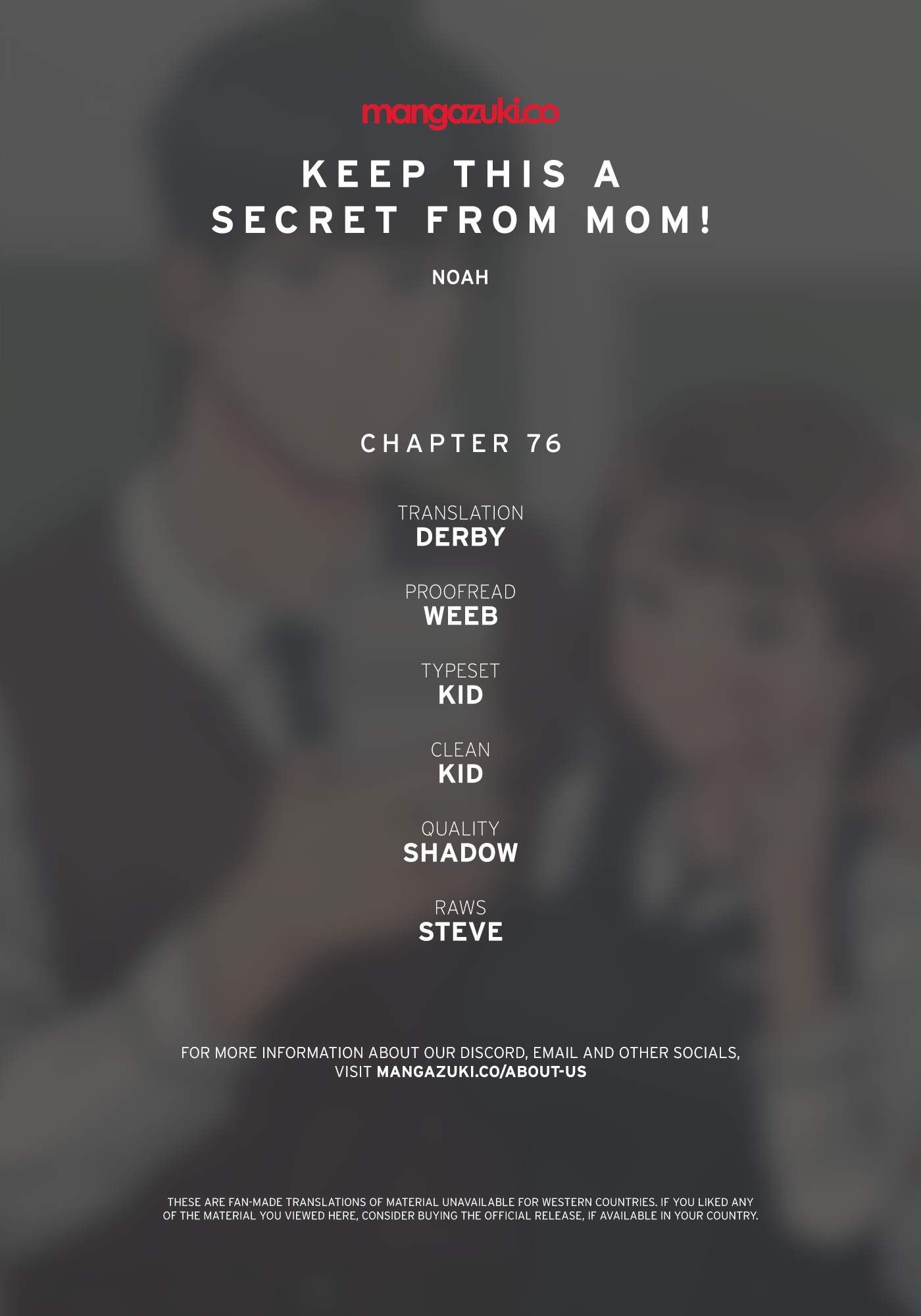 Keep This A Secret From Mom Chapter 76 - Picture 1