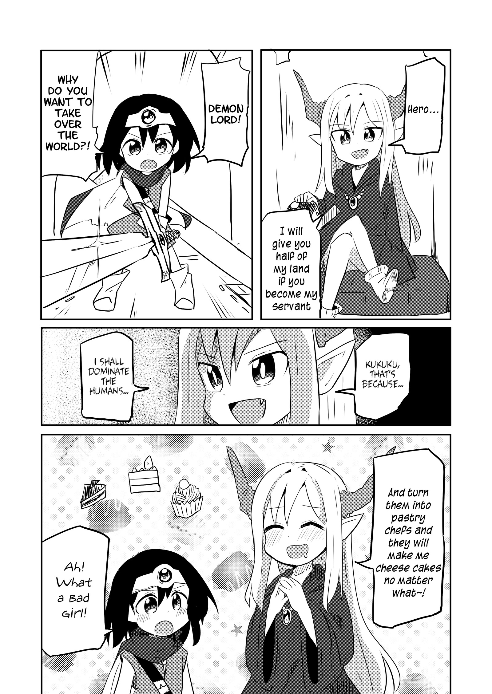 Loli Hero And Demon Lord Chapter 4 - Picture 1