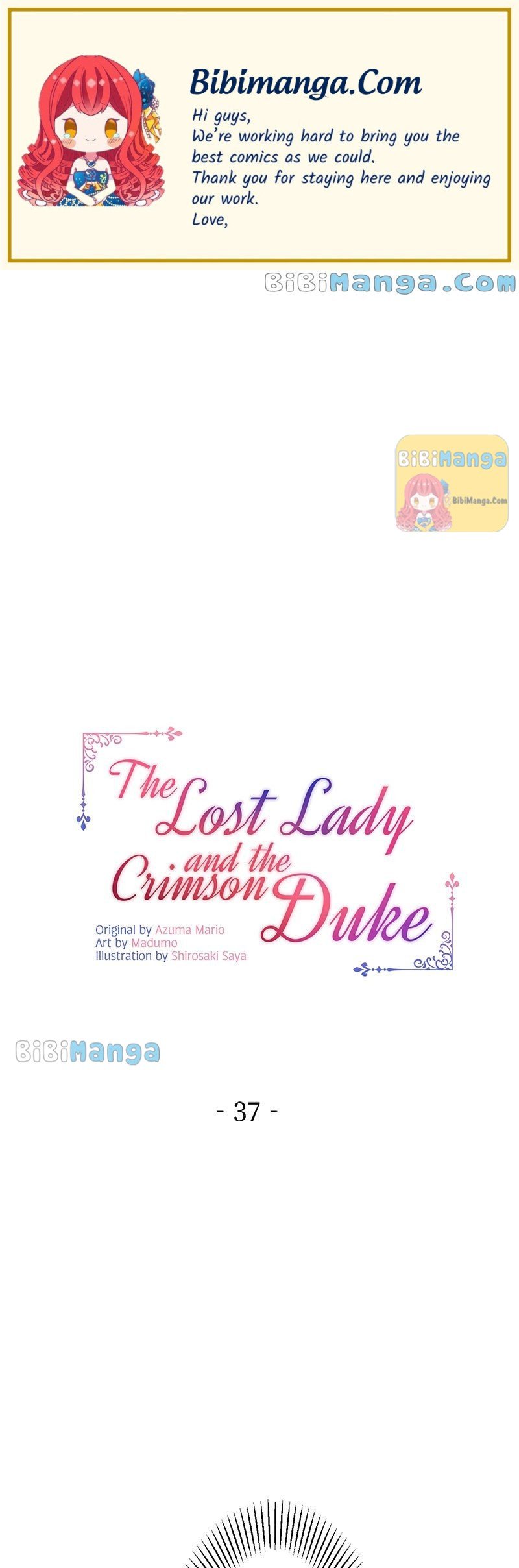 The Lost Lady And The Crimson Duke Chapter 37 - Picture 1