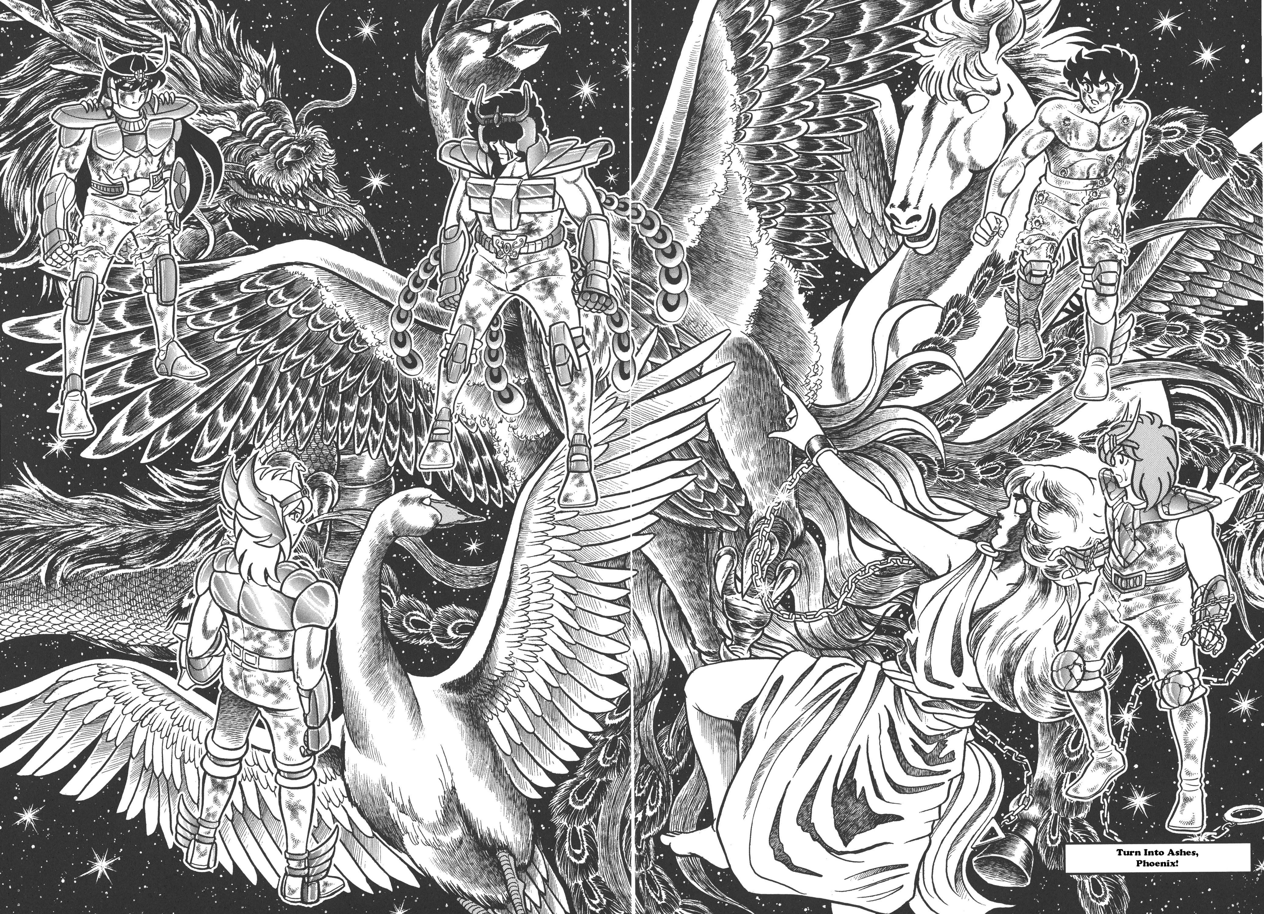 Saint Seiya (Kanzenban Edition) Vol.4 Chapter 19: Turn Into Ashes, Phoenix! - Picture 1