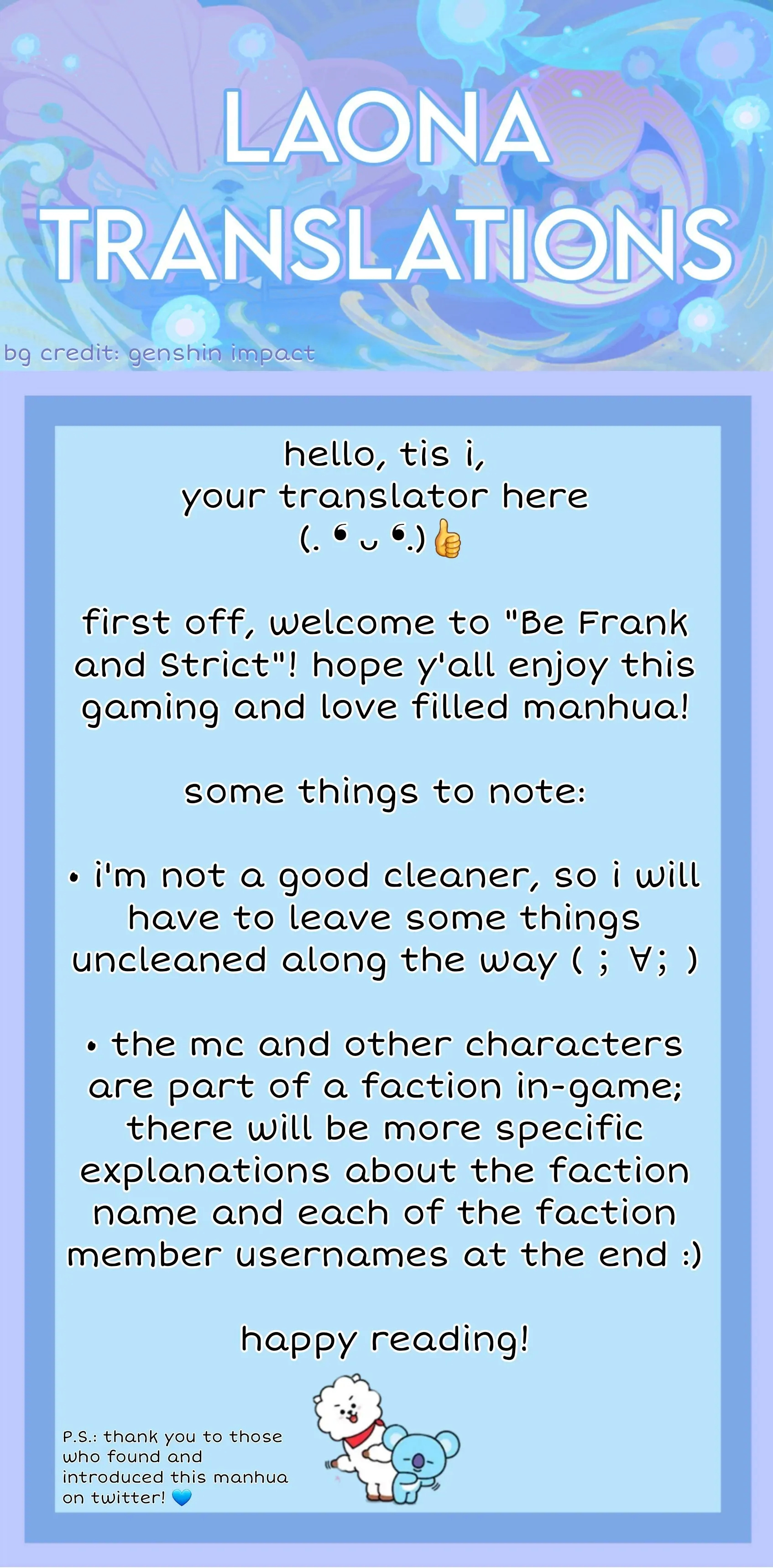 Be Frank And Strict - Page 1