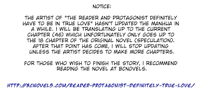 The Reader And Protagonist Definitely Have To Be In True Love - Page 1