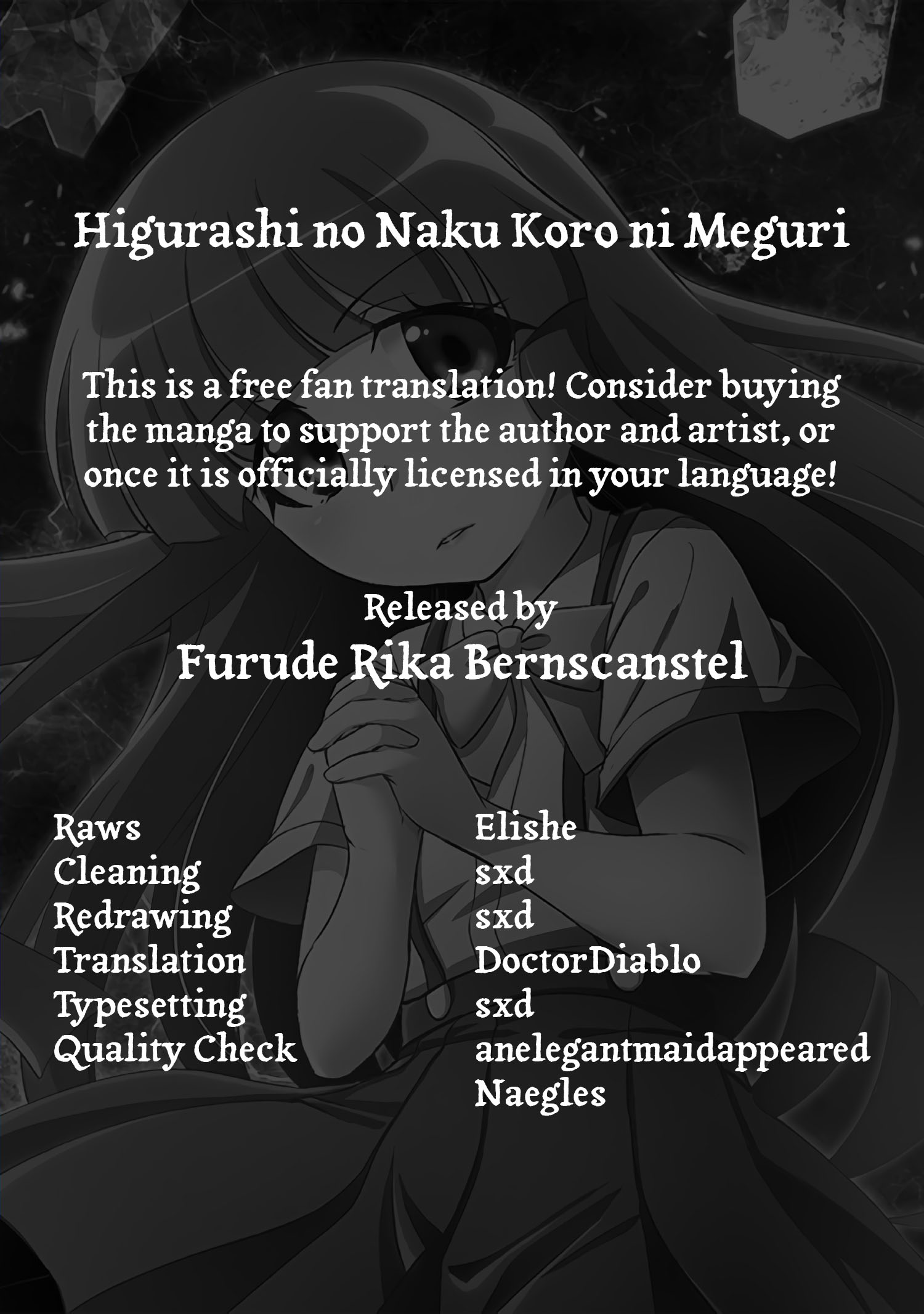 Higurashi No Naku Koro Ni Meguri Vol.2 Chapter 7.2: Oniakashi-Hen Part 2.2 - Picture 1