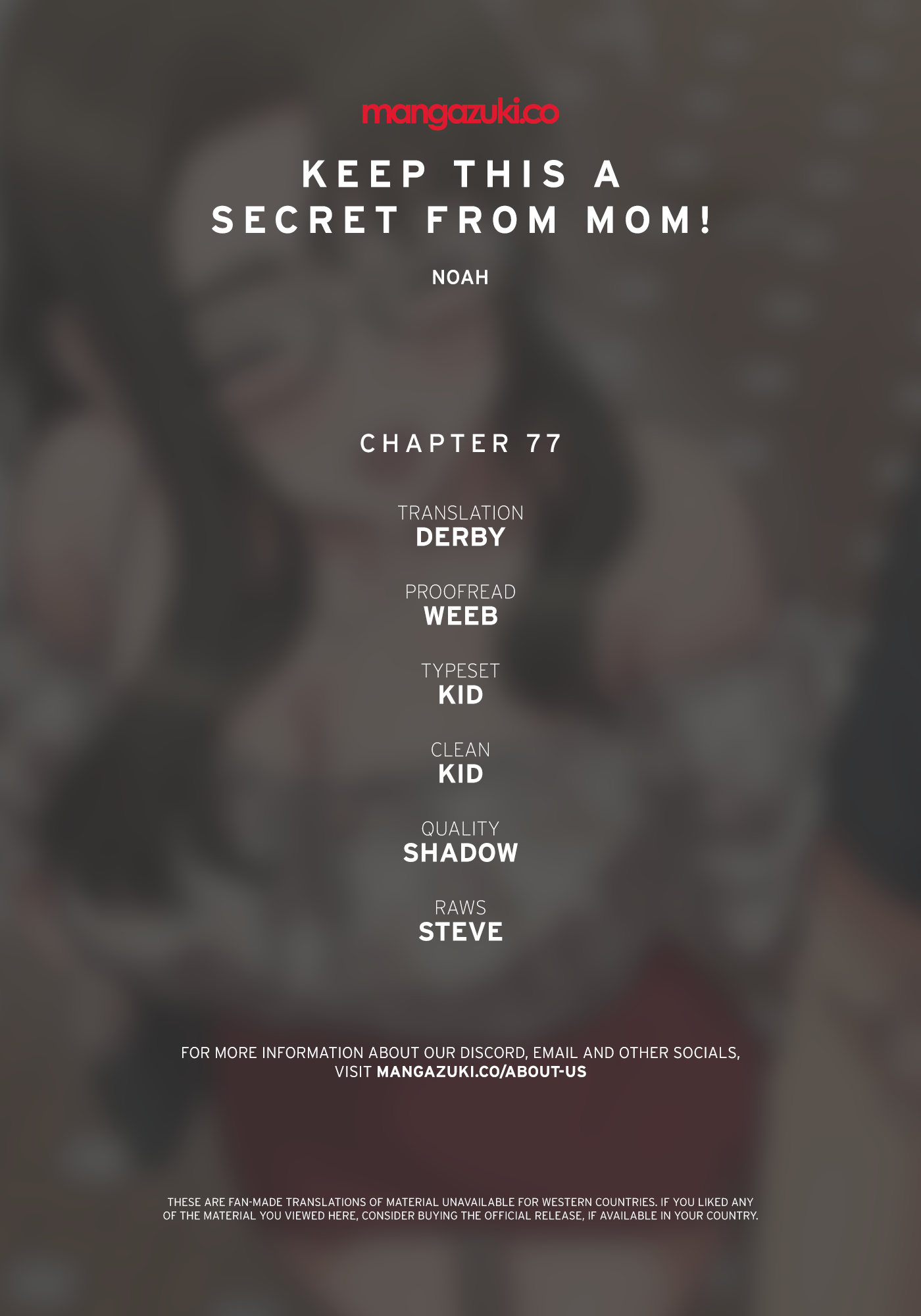 Keep This A Secret From Mom Chapter 77 - Picture 1
