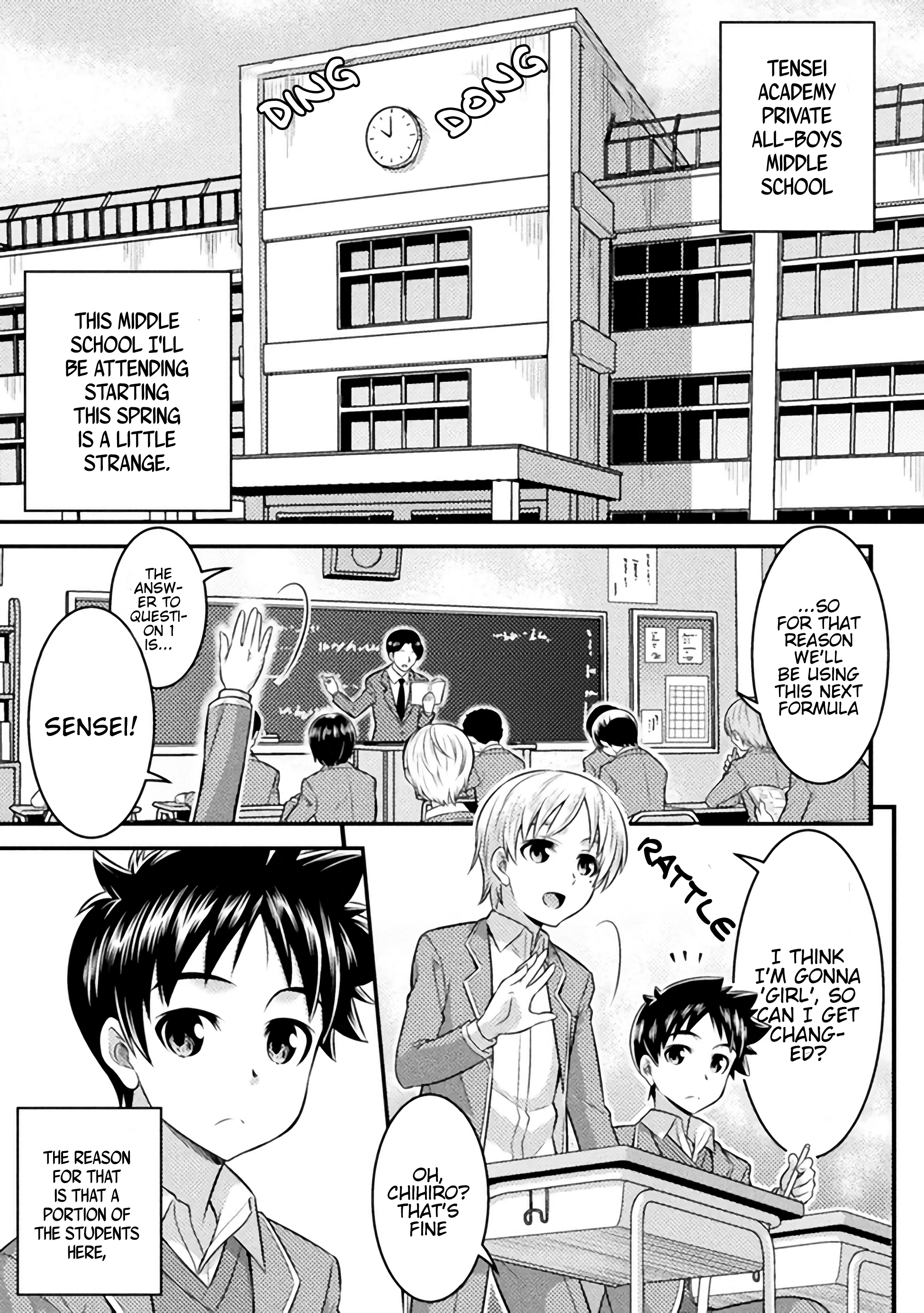 Daily Life In Ts School Vol.1 Chapter 1 - Picture 2