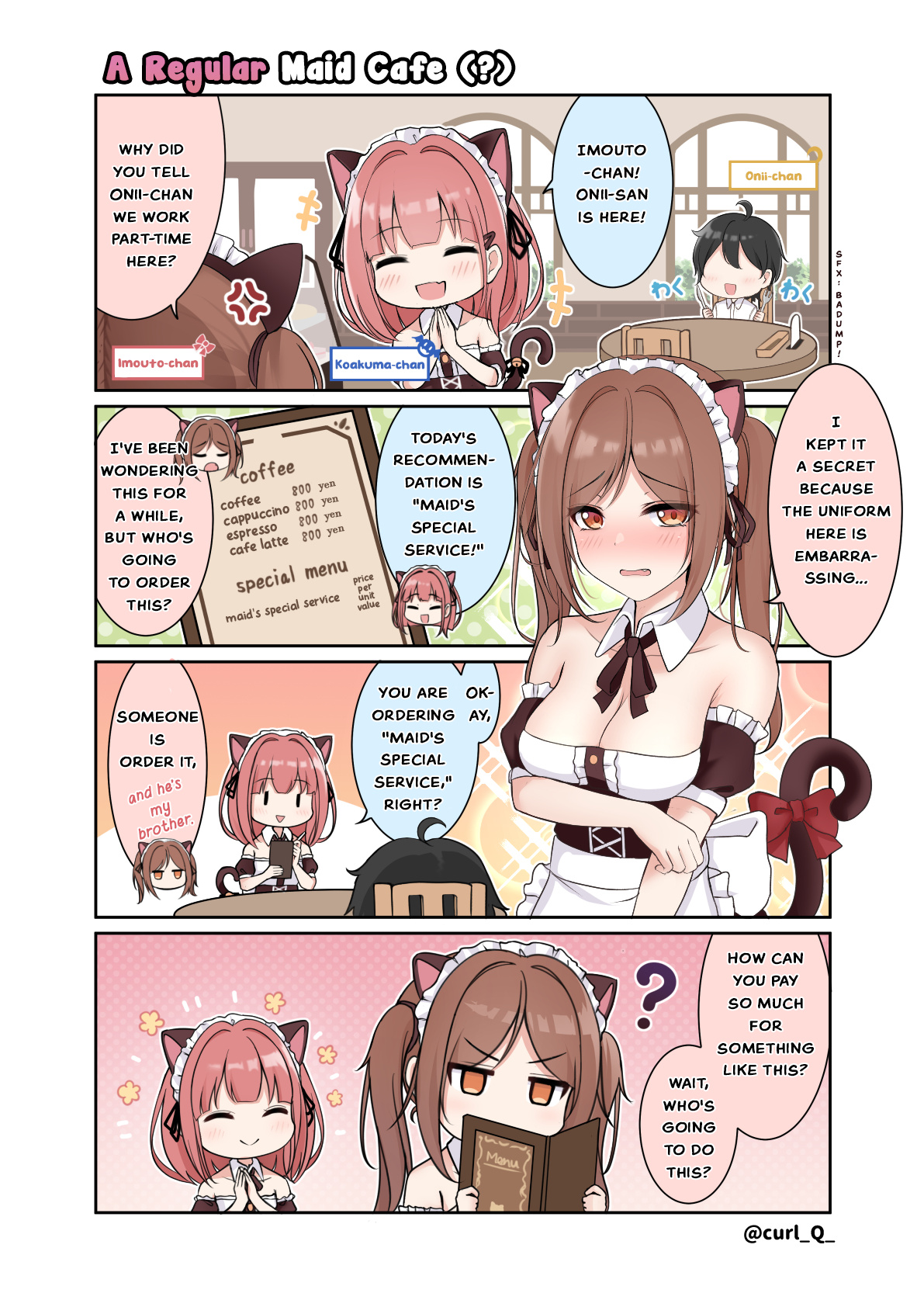 Namaiki Imouto-Chan Vol.2 Chapter 7.1: A Regular Maid Cafe (?) - Picture 2
