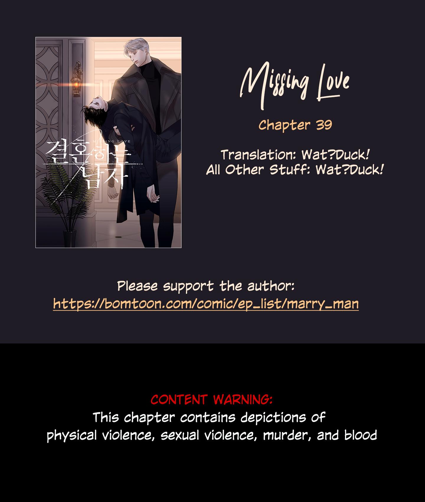Missing Love: A Married Man - Page 1
