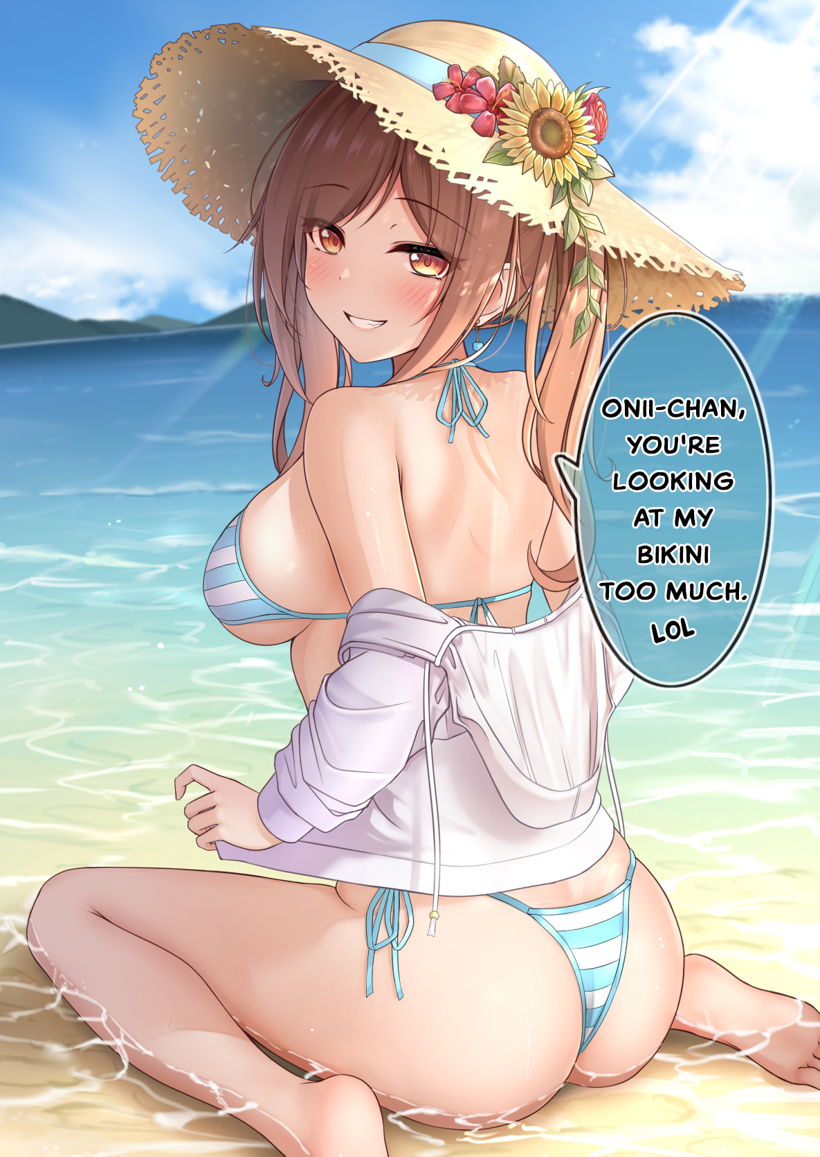Namaiki Imouto-Chan Vol.2 Chapter 10: Onii-Chan, You're Looking At My Bikini Too Much ♡ - Picture 3