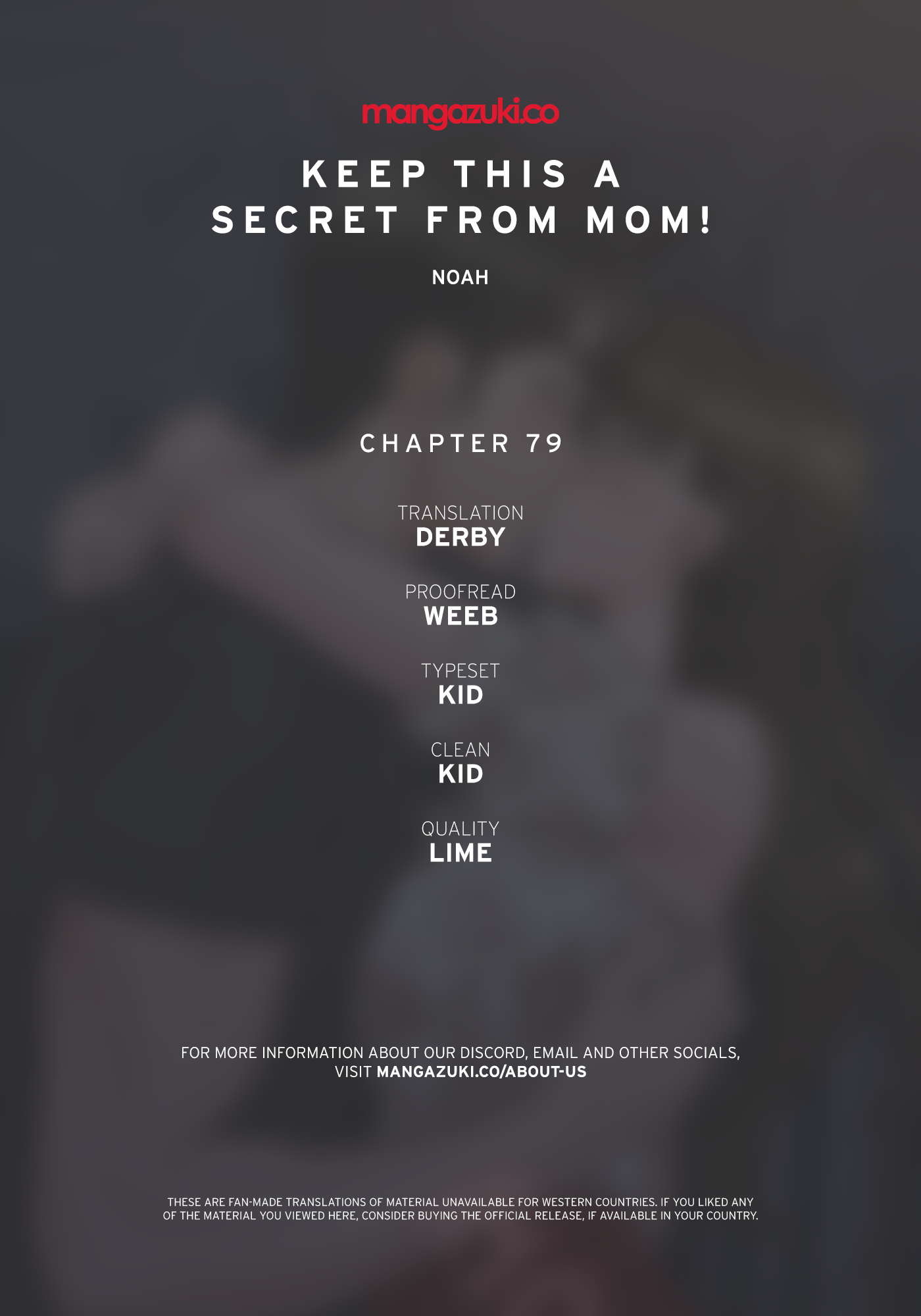 Keep This A Secret From Mom Chapter 79 - Picture 1