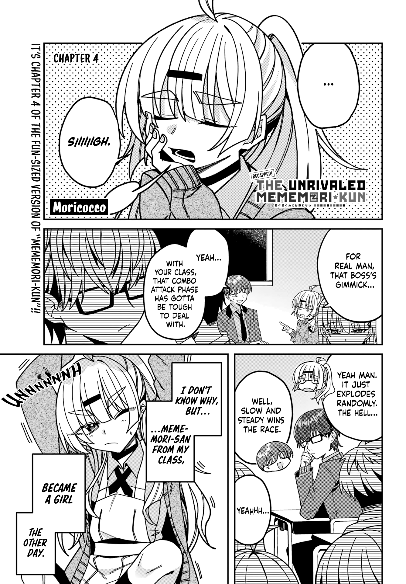 Unparalleled Mememori-Kun - Page 1