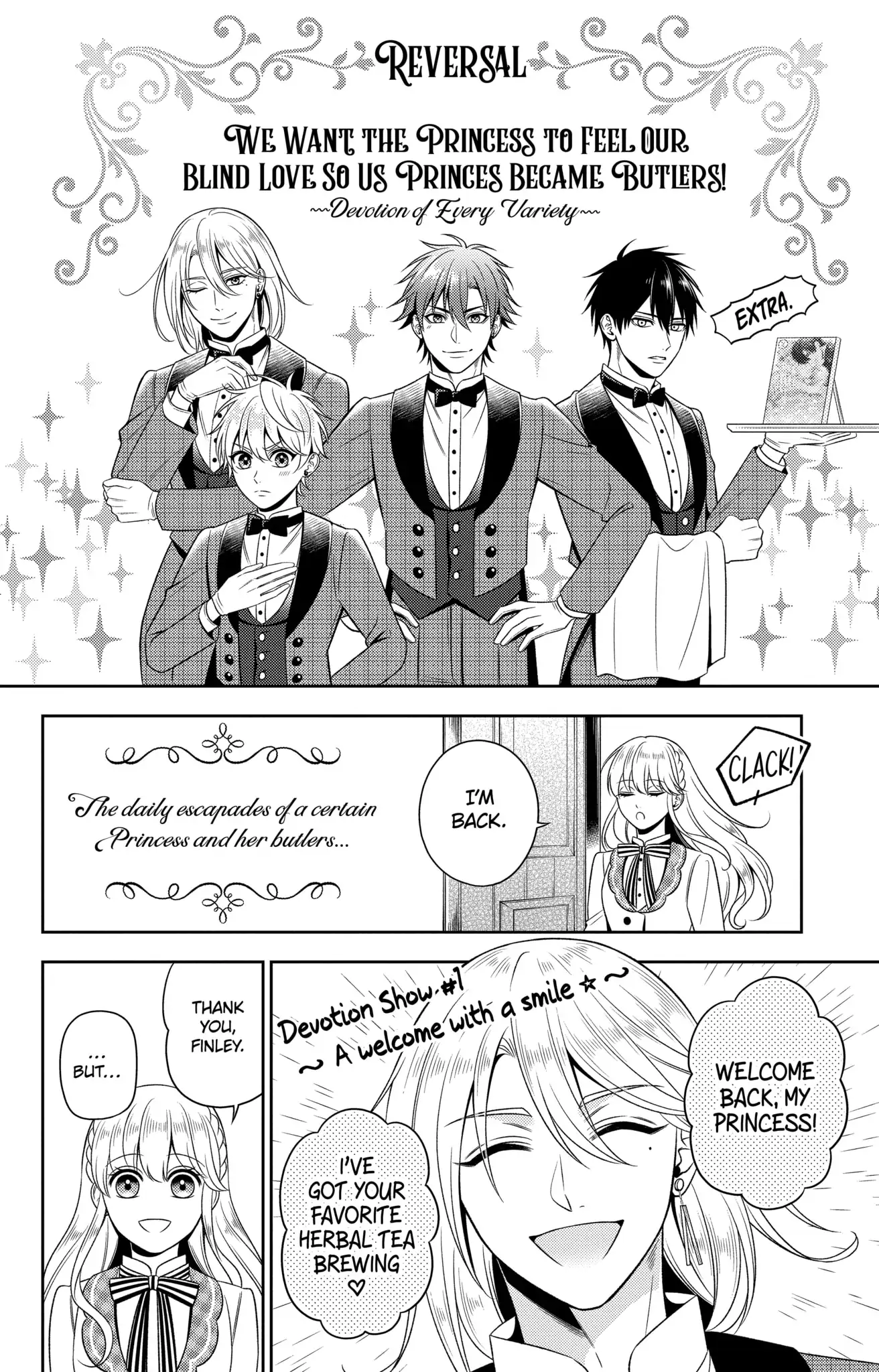 Disguised As A Butler The Former Princess Evades The Prince’S Love! - Page 1
