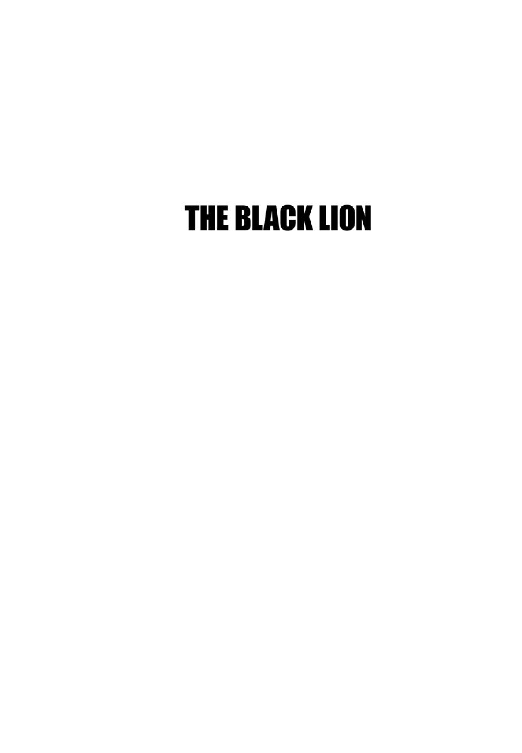 Leo The Lion Cub Vol.1 Chapter 12: The Black Lion - Picture 1