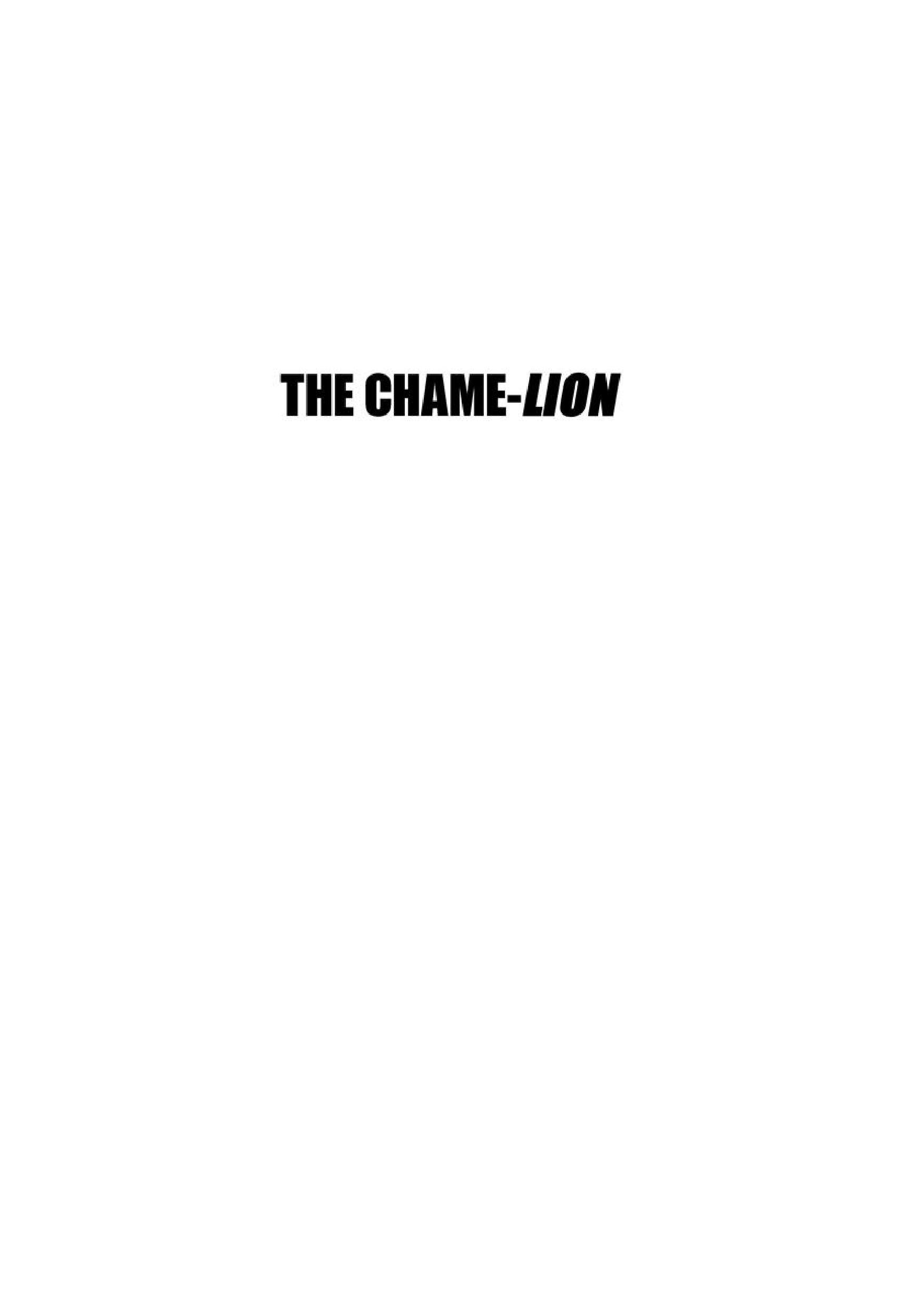 Leo The Lion Cub Vol.1 Chapter 5: The Chame-Lion - Picture 1