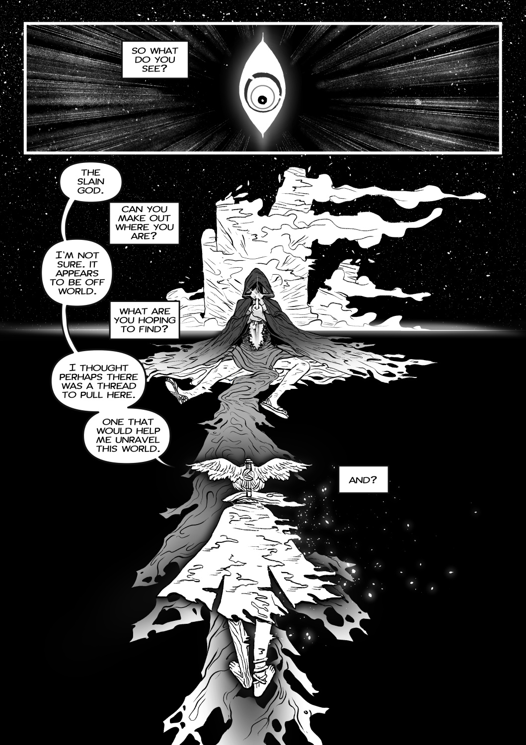 Cosmic Reality Denier Godslayer Vol.1 Chapter 2: The Colosseum - Picture 1