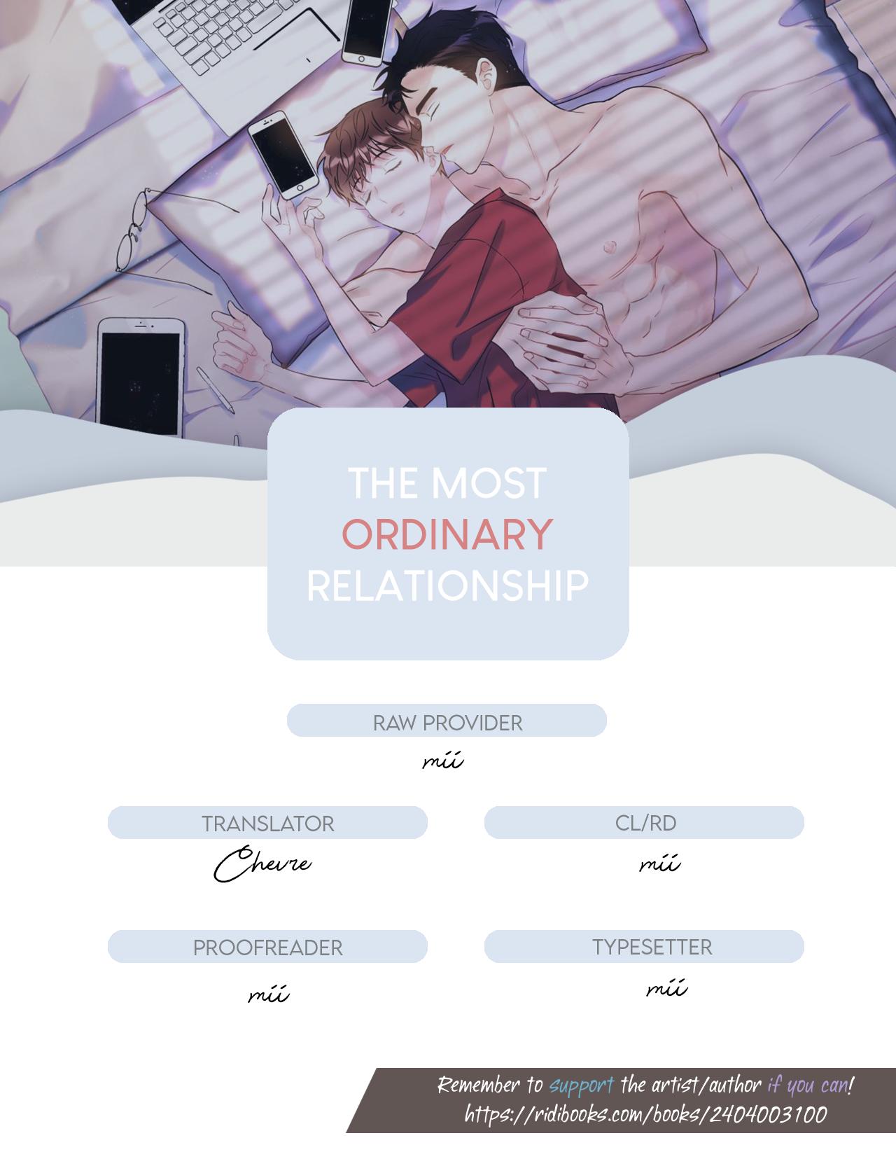 The Most Ordinary Relationship - Page 1