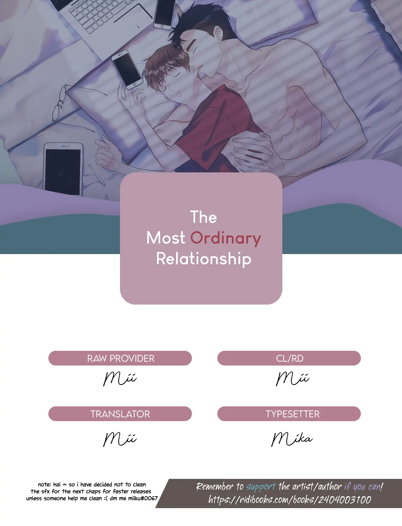 The Most Ordinary Relationship Chapter 5 - Picture 1