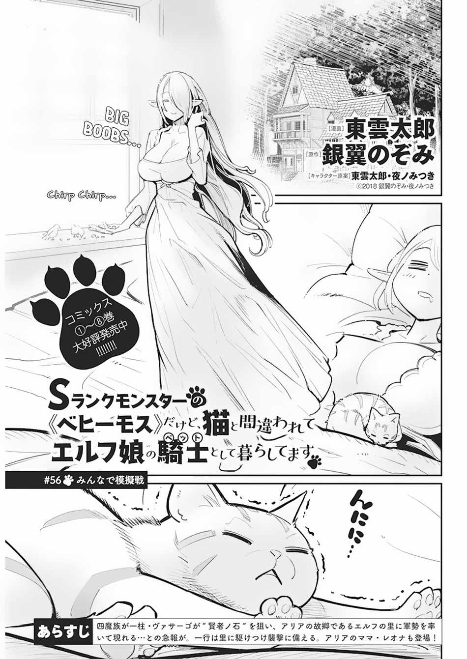 S-Rank Monster No Behemoth Dakedo, Neko To Machigawarete Erufu Musume No Kishi (Pet) Toshite Kurashitemasu Chapter 56 - Picture 2
