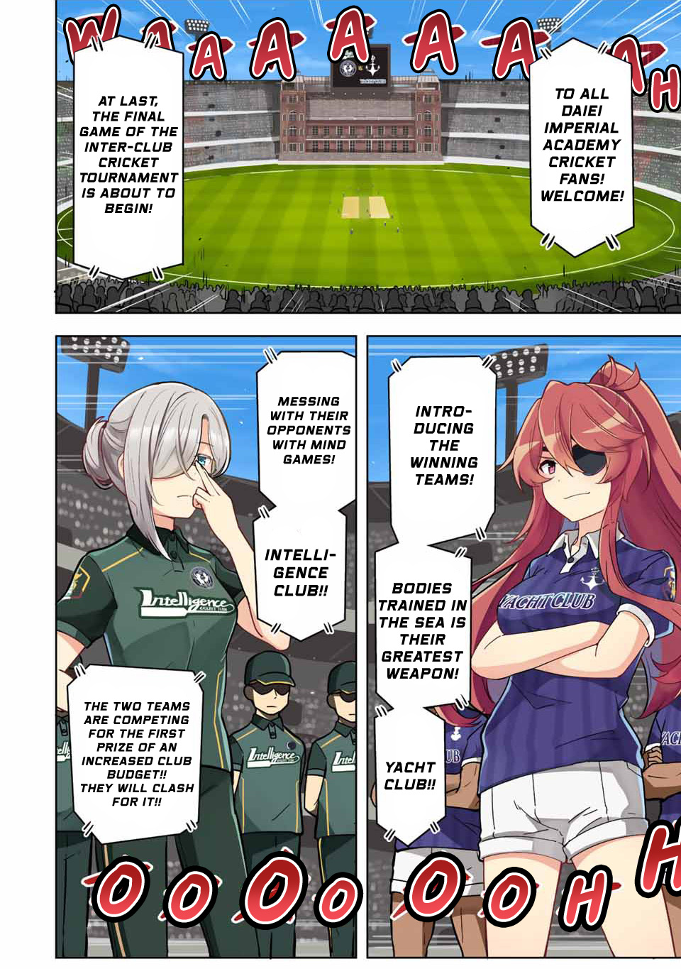 Queen's Academy Vol.1 Chapter 14: Her Majesty's Out To The Ballpark! - Picture 3